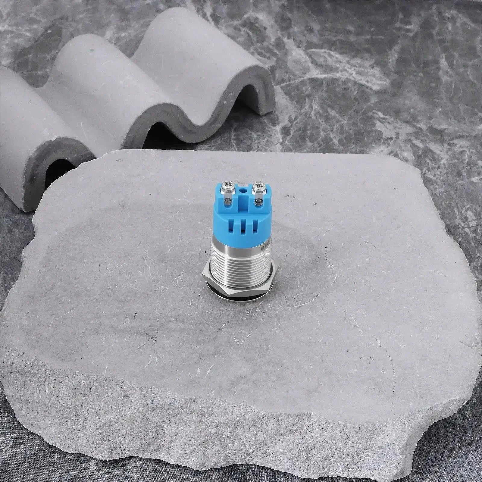 Twin Pack 12V IP65 Waterproof LED Flash Buzzer Indicator Light 19mm For Electrical Control Panels DIY Projects Ships Machinery Switch Cabinets With Intermittent Alarm And High Decibel 90 To 110dB - Image 2