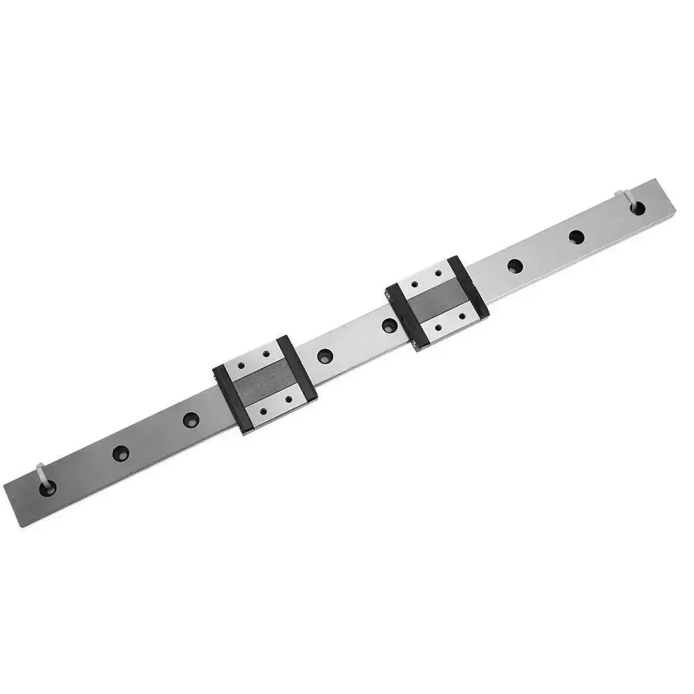 Two 24mm Wide Miniature Linear Guide Rail System With Smooth Precise Motion And Dual Slide Blocks For Pro Grade Automated Equipment And Precision Measuring Machines - Image 2