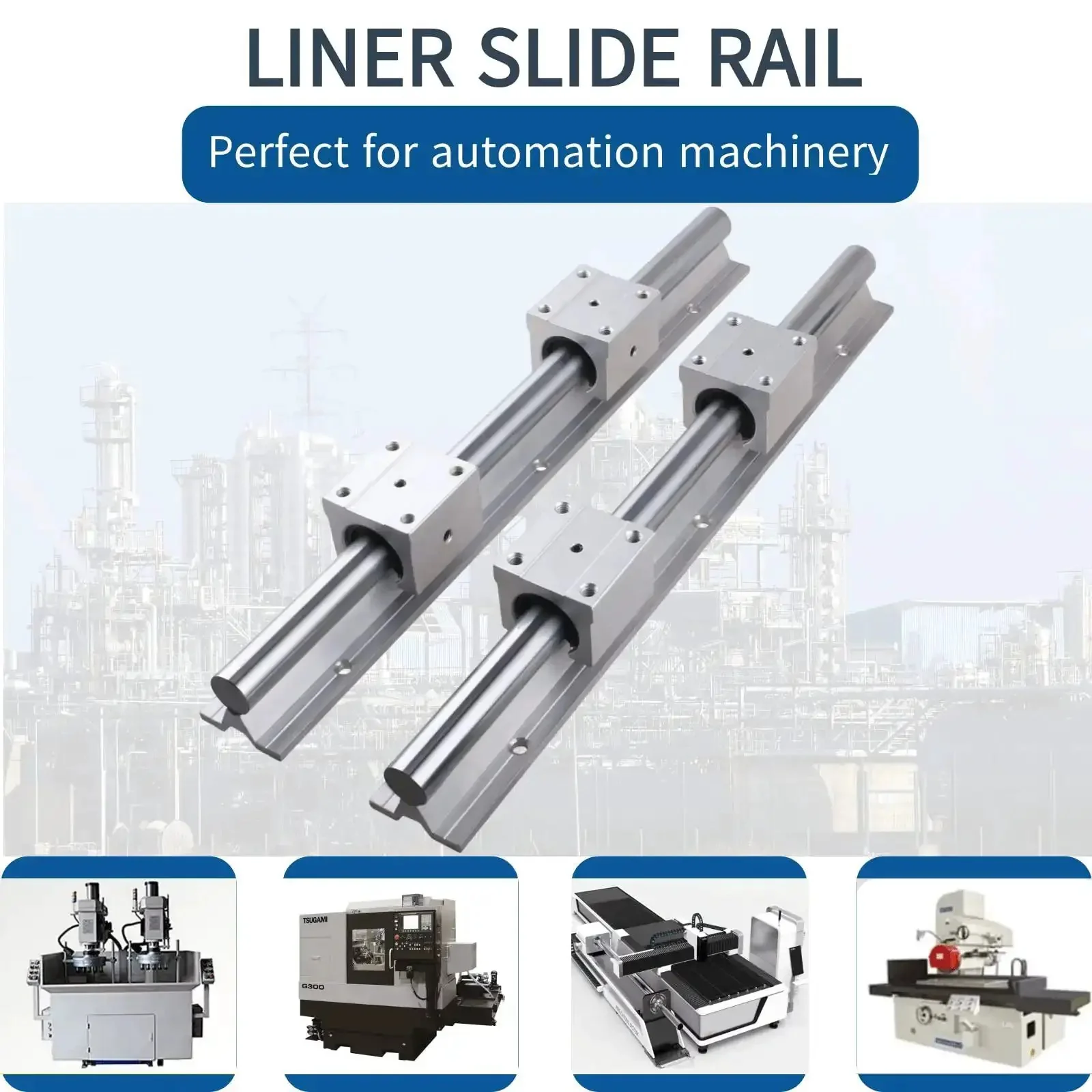 Two 300mm SBR16 Linear Rails With Four SBR16UU Carriage Blocks For DIY CNC Routers And Lathes - Smooth, Precise Linear Guide System For Pros And Next Level Machining - Image 7