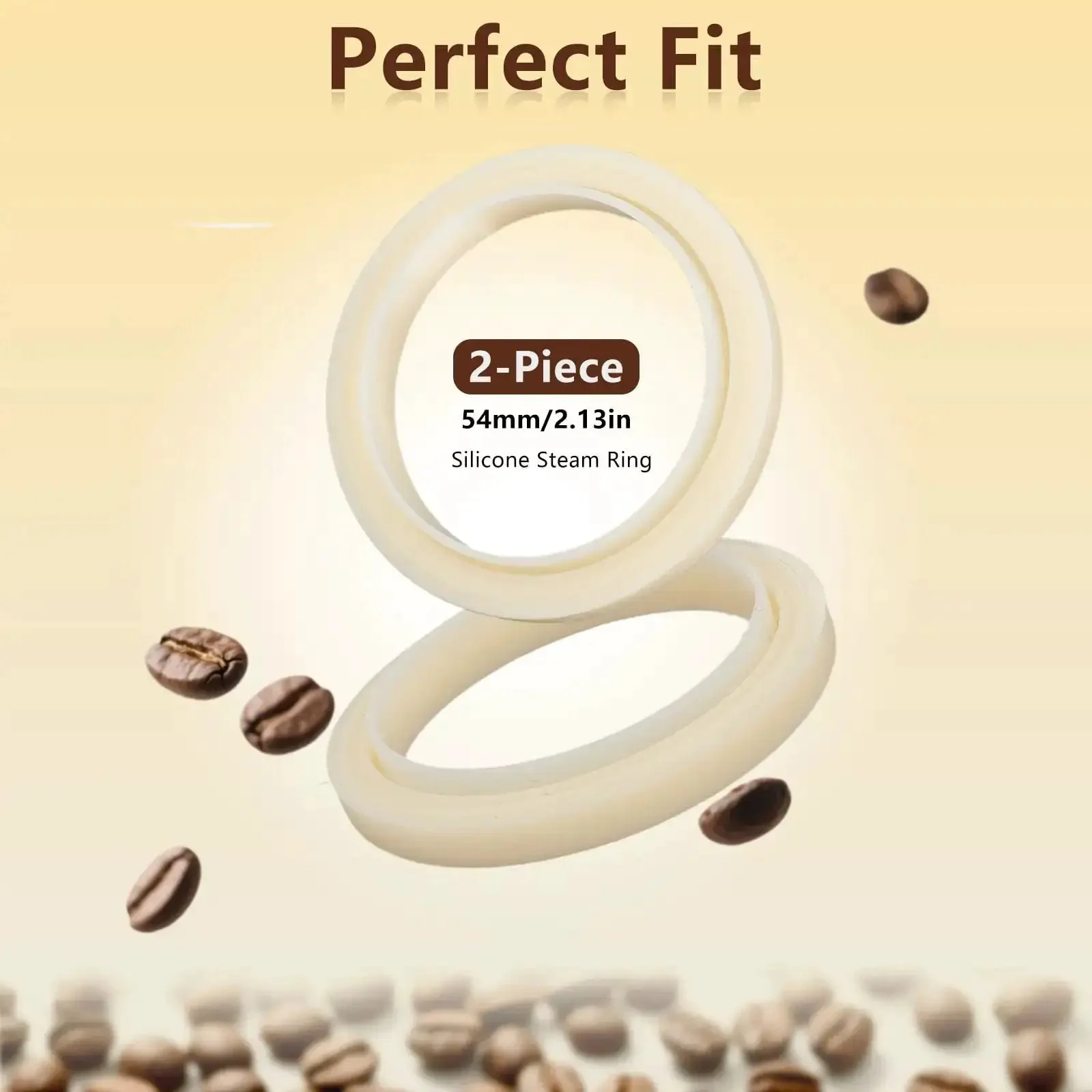 Two 54mm Silicone Steam Rings Replacement Gasket For 54mm Group Head Espresso Machines Easy Install Durable Food Grade Seals BPA Free Reusable No Mess - Image 7