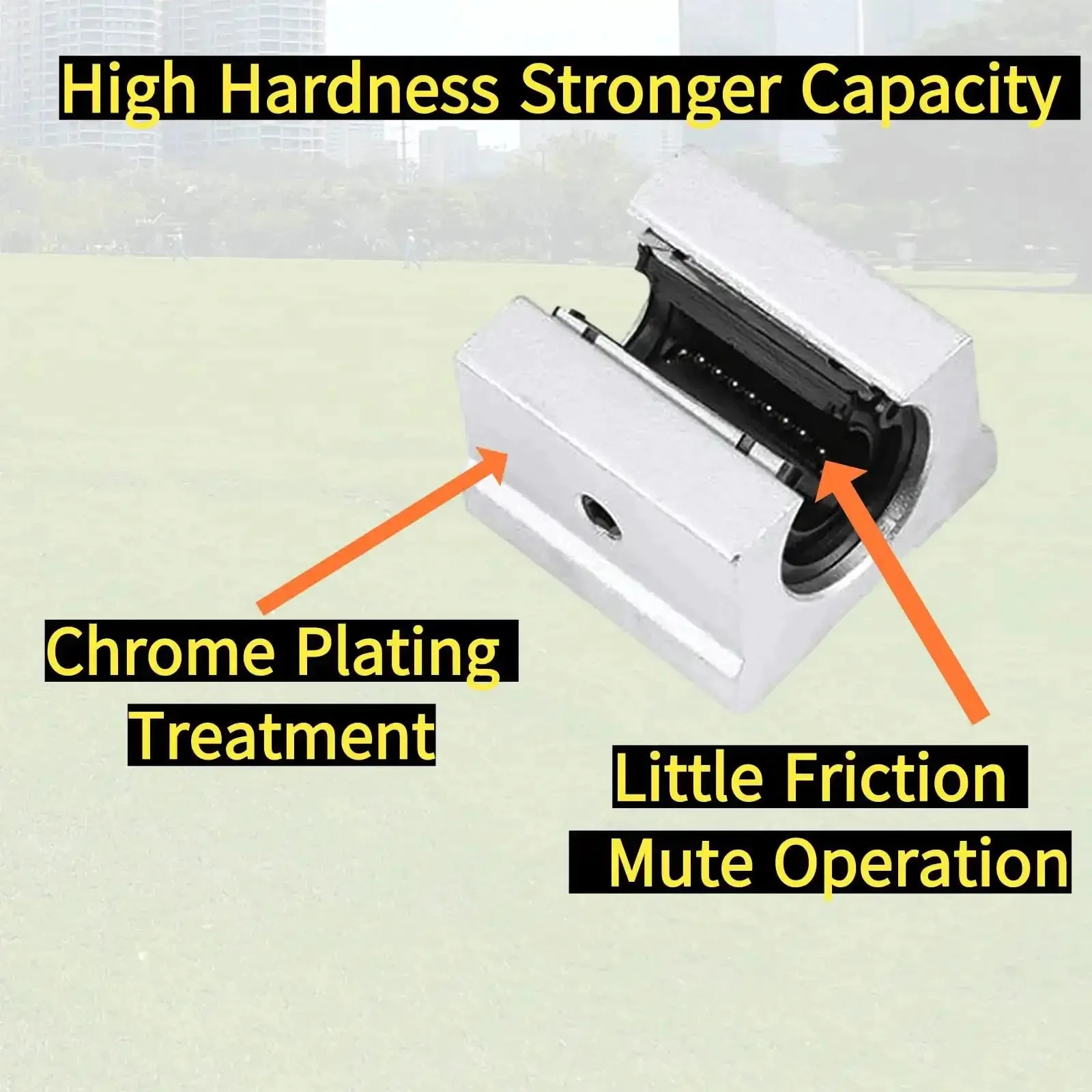 Two 600mm SBR16 Linear Rails With Four SBR16UU Sliding Blocks Side Mount Chrome Plated Steel And Aluminum For A Rock Solid Smooth Glide And Precision CNC Motion In DIY And Industrial Projects - Image 4