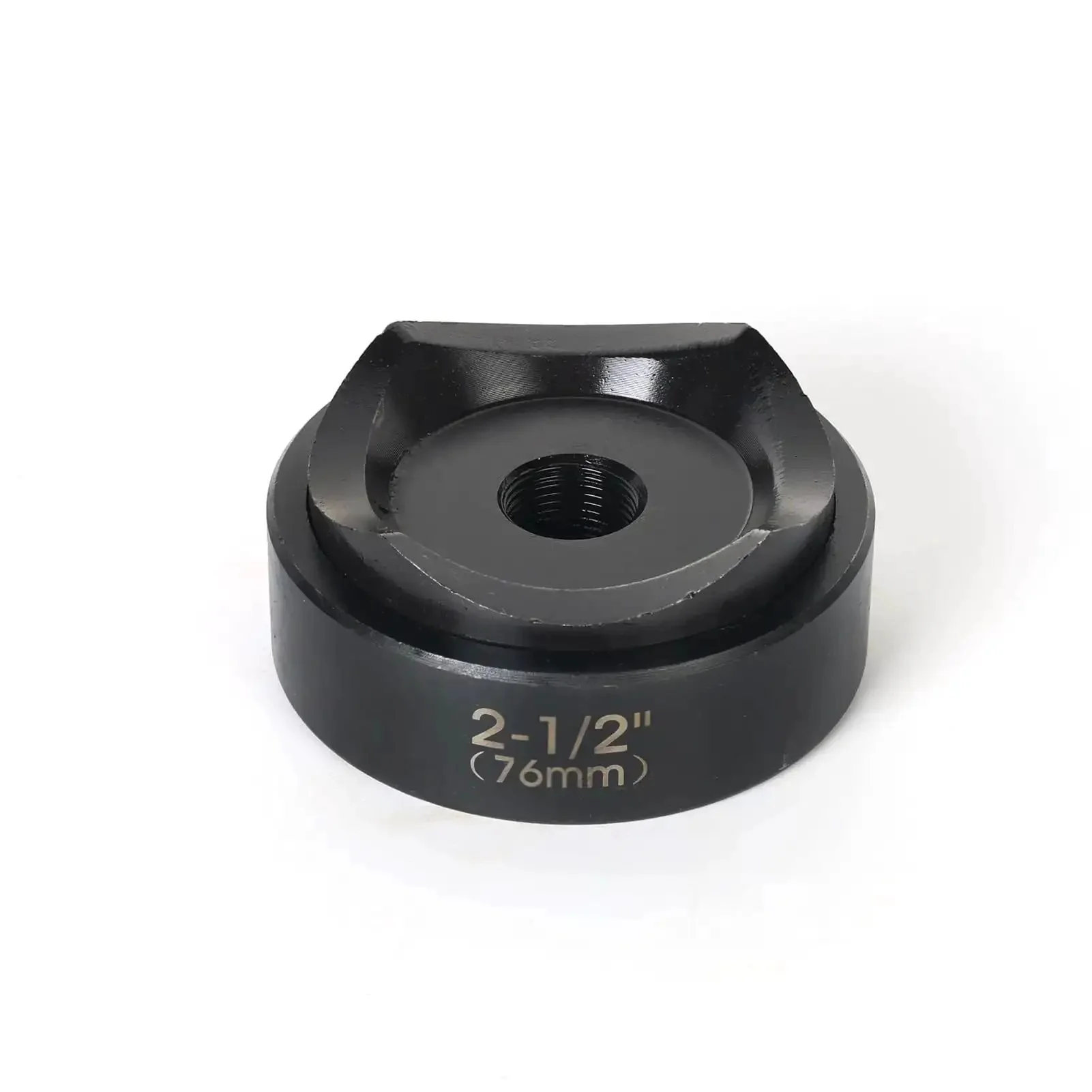 Two And A Half Inch Conduit Punch And Die Workhorse With Black Oxide Finish For KO Tools Hydraulic Knockout Driver Three Quarter Inch Sixteen UN Thread Heavy Duty Electrical Conduit Fitting Tool - Image 4