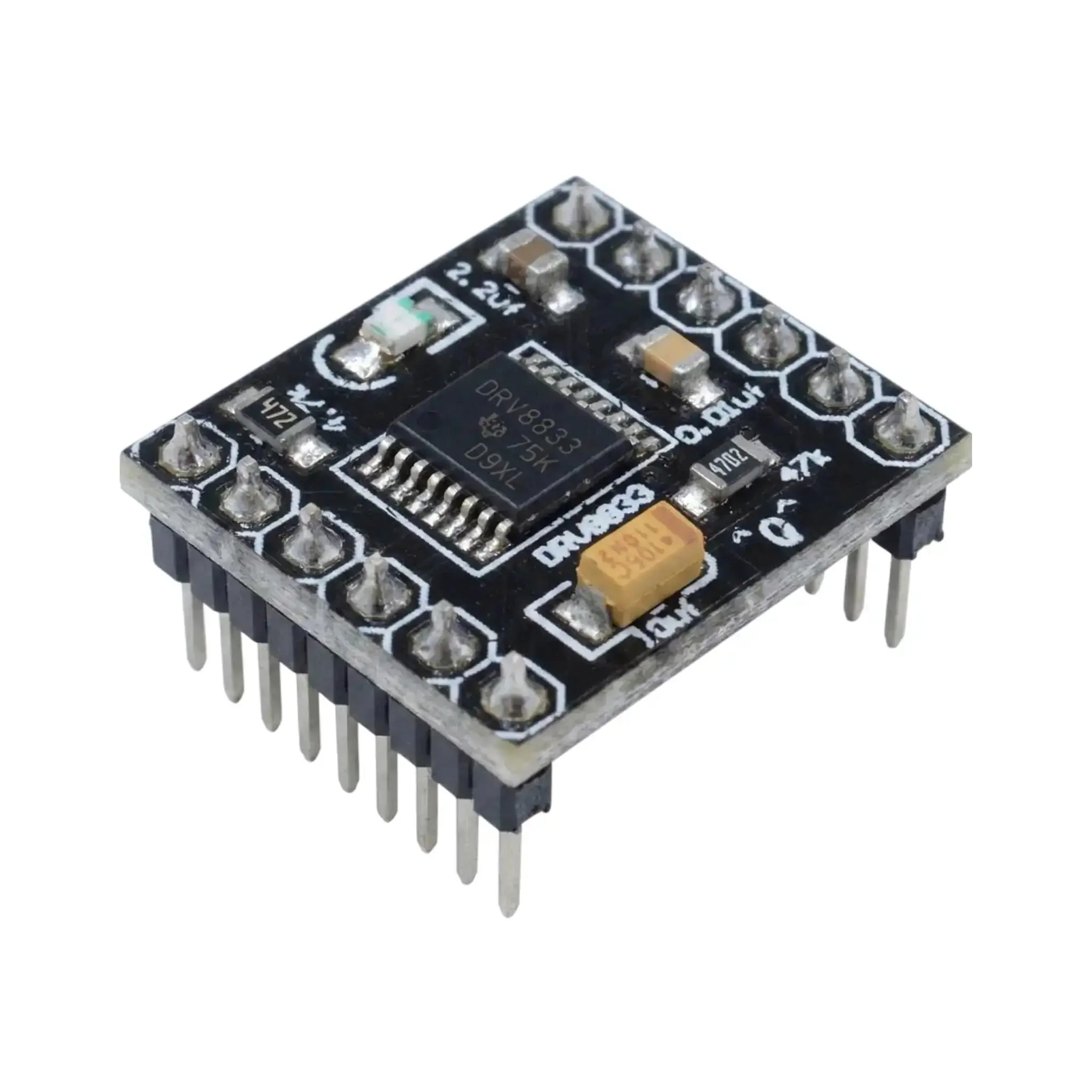 Two Channel Motor Driver Module For Arduino Raspberry Pi And ESP32 ESP8266 With Presoldered Pins 1.5A Per Channel DC Motor Driver Board 3V To 10V Input Compatible With Dual H Bridge Pack Of Five - Image 3