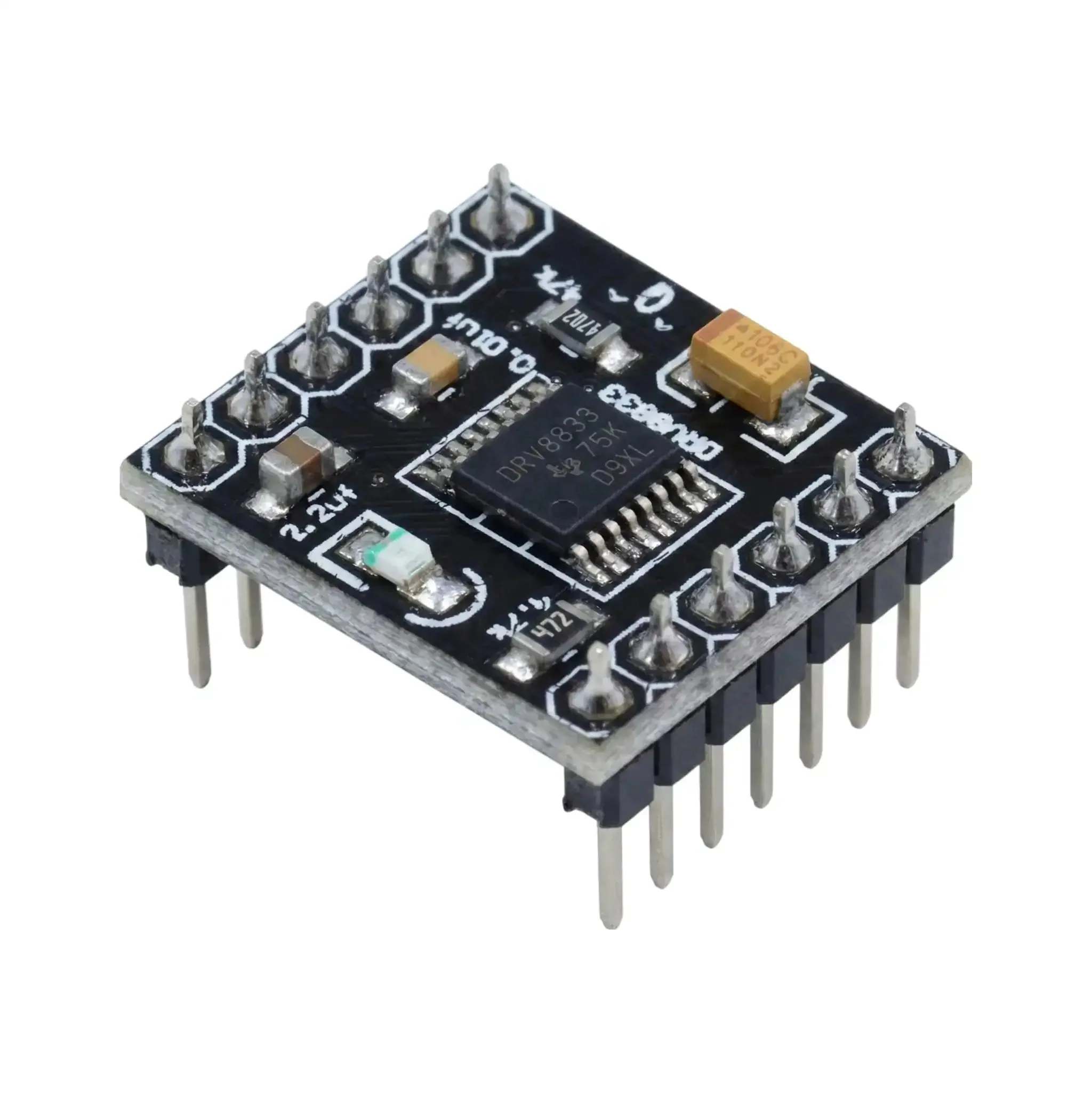 Two Channel Motor Driver Module For Arduino Raspberry Pi And ESP32 ESP8266 With Presoldered Pins 1.5A Per Channel DC Motor Driver Board 3V To 10V Input Compatible With Dual H Bridge Pack Of Five - Image 4