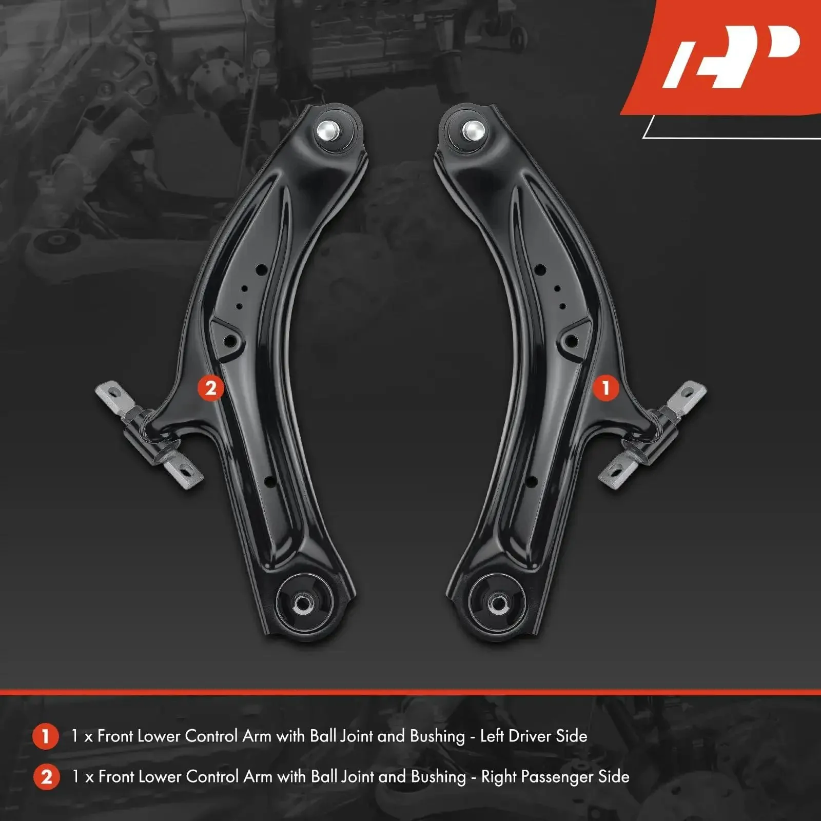 Two Front Lower Control Arm Kit With Ball Joints And Bushings For Nissan Rogue 2014 2020 Rogue Sport 2017 2022 And Qashqai 2017 2023 Keeps Your Ride Smooth And On Point - Image 8