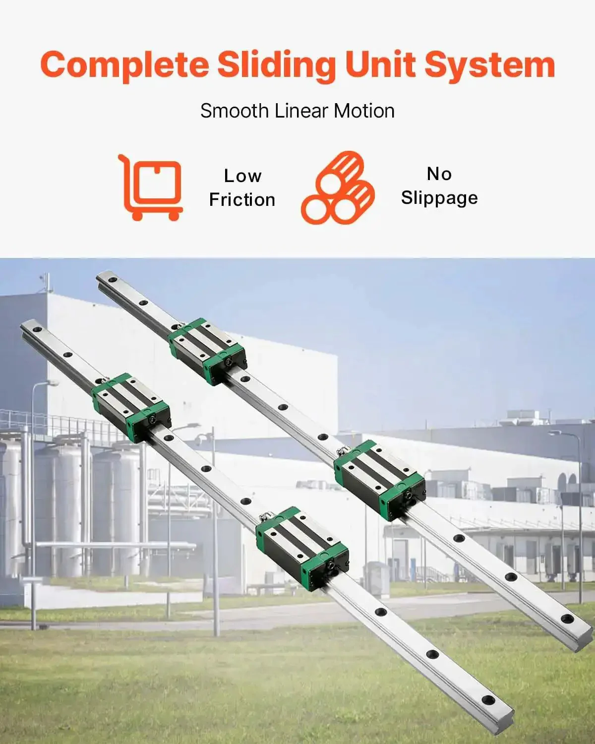 Two HGR20 1500 mm Linear Guide Rails Kit With Four Blocks And RM1605 1500 mm Ballscrew BF12 BK12 Kit Pre Drilled Holes For CNC Routers Lathes And Mills Ready To Assemble Durable GCr15 Bearing Steel For Long Travel Precision - Image 10