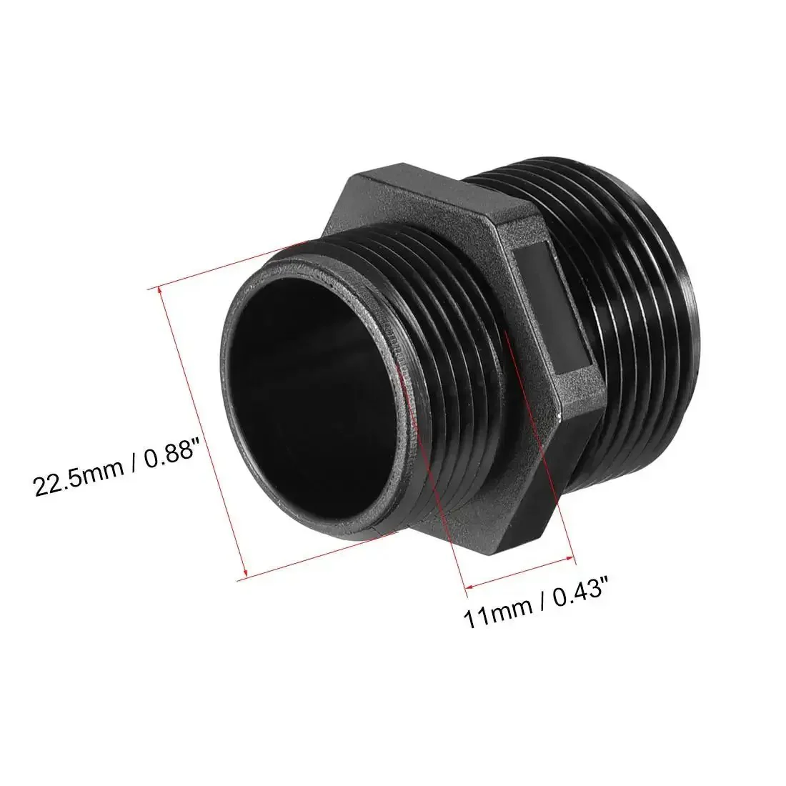 Two Hole PG16 Cable Gland Waterproof IP68 Nylon Joint With Adjustable Locknut For 4.3 To 6.1 mm Wires Ideal For Junction Boxes Dust Proof Anti Acid And Alcohol Resistant - Image 6