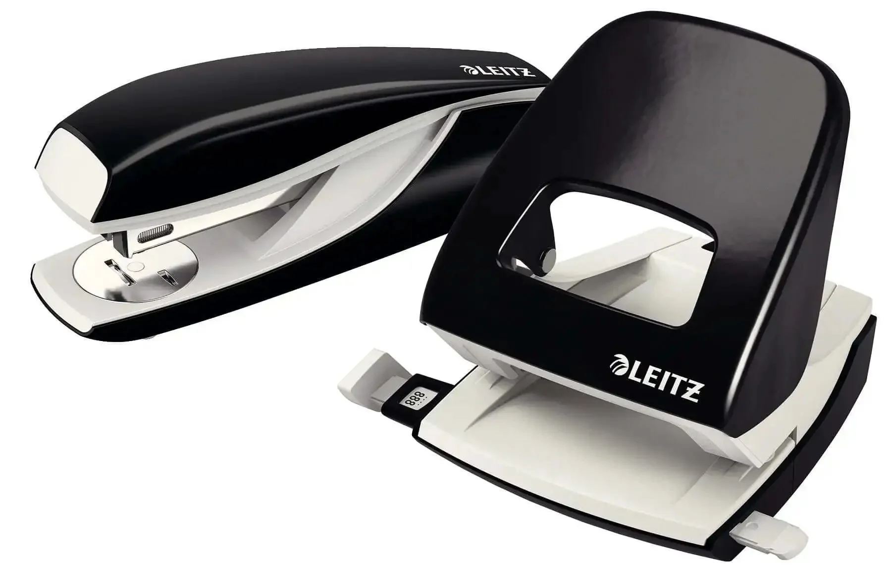 Two Hole Punch for 30 Sheets, Metal Office Workhorse With Guide Bar and Format Markings, Black NeXXt Range, Ergonomic Soft Touch Handle, Built Tough for Home and Office - Image 3
