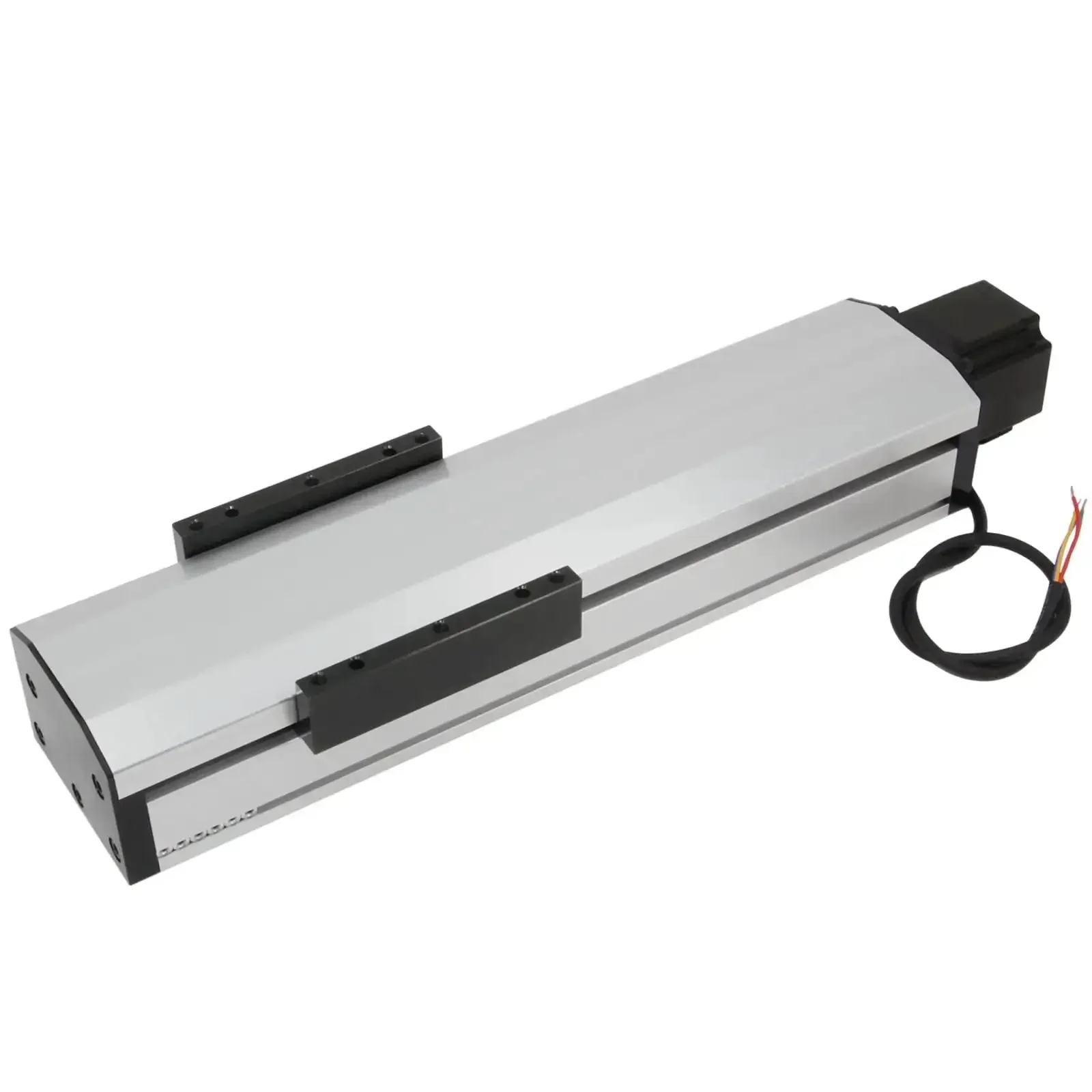 Two Hundred Millimeter Travel Fully Enclosed Dual Linear Stage Actuator With SFU1605 Ballscrew And Square Rails NEMA23 Stepper Motor For CNC Router X Y Z Axis High Precision 0 To 100 mm Per Second Speed 40 Kg Horizontal Load 20 Kg Vertical Load