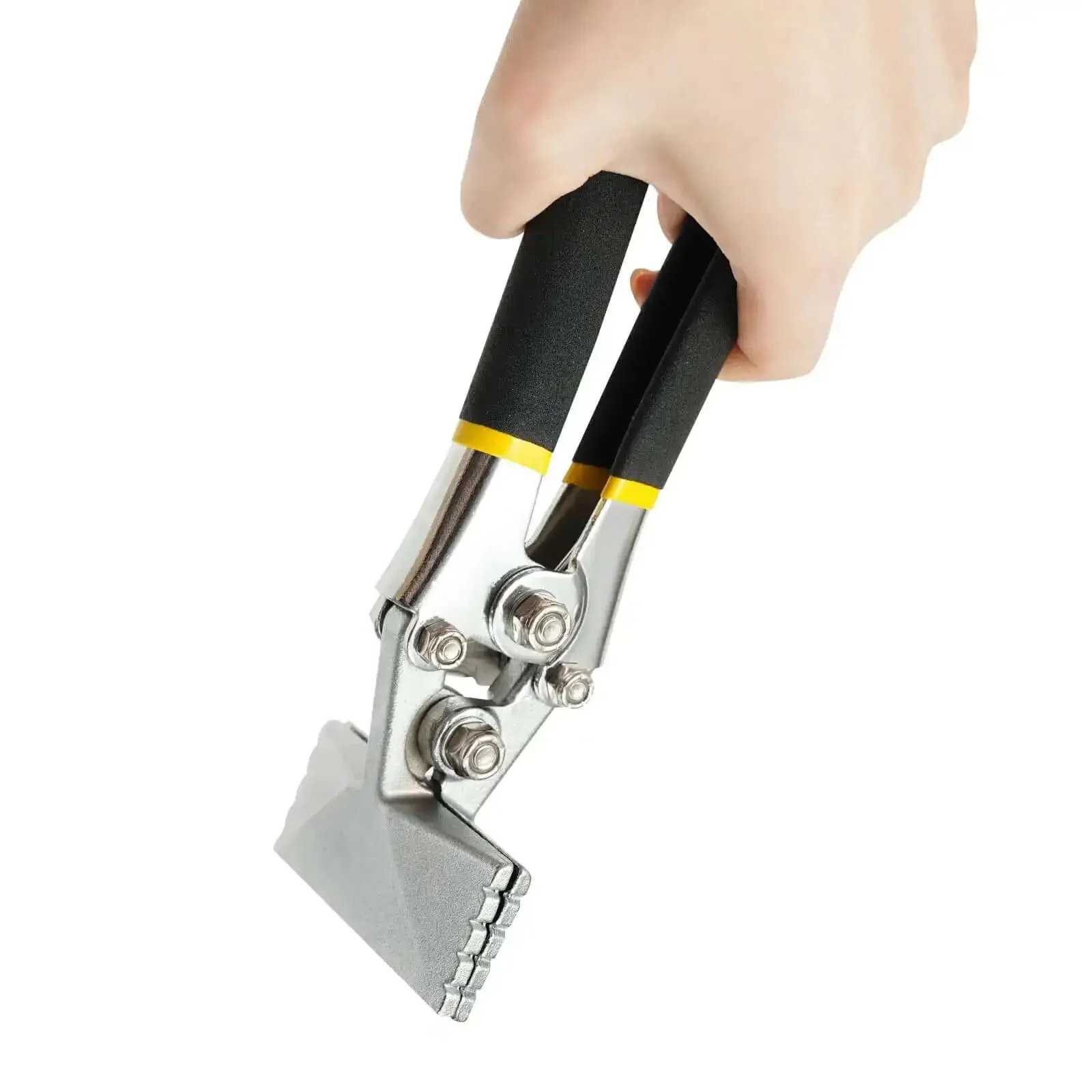 Two In One Metal Bending Pliers Set With Straight And Curved Jaw For Stainless Steel 6.35mm Quarter Inch Sheet Metal Bender Hand Seamer Former Tool Professional Grade For DIY And Pro Metalwork - Image 3