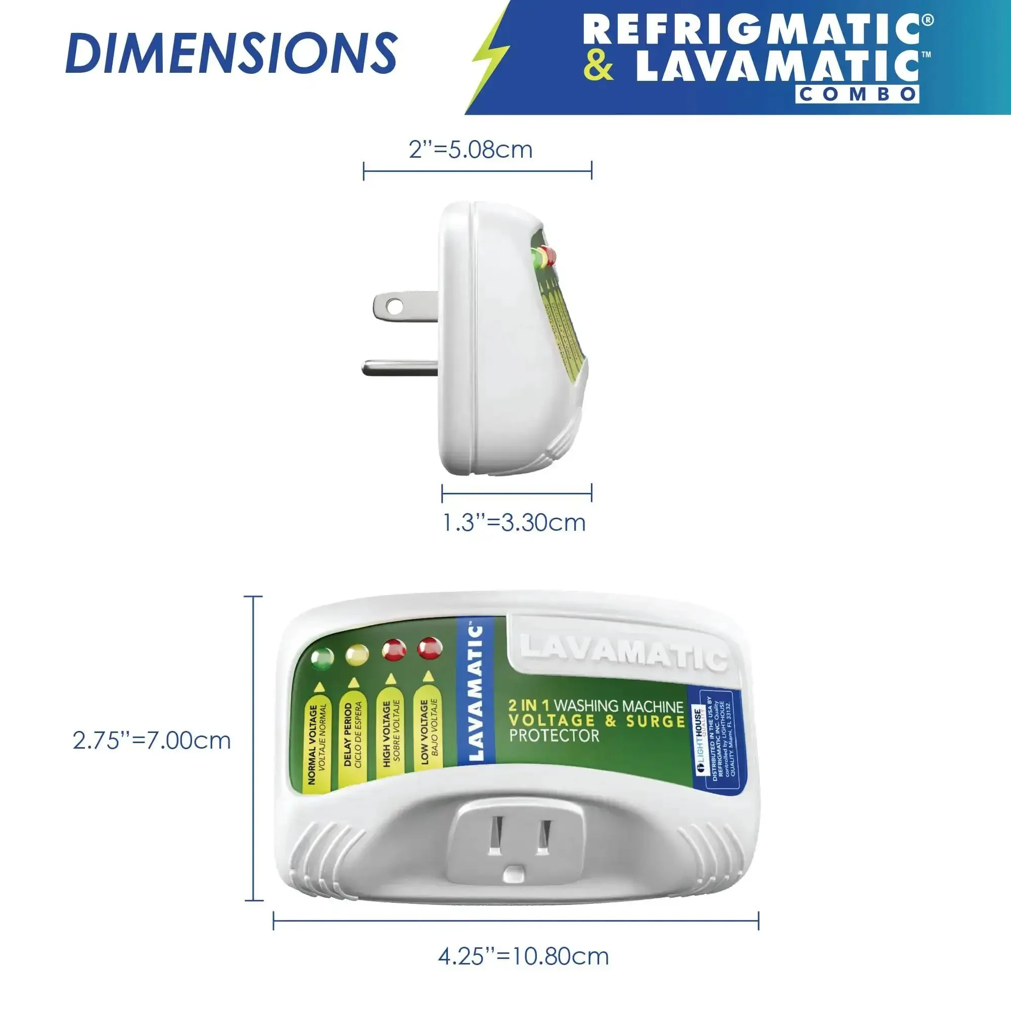 Two In One Voltage And Surge Protector Pack For Fridge And Washer To Stop High And Low Voltage Brownouts And Spikes Keeping Your Appliances Safe And Running Smoothly - Image 3