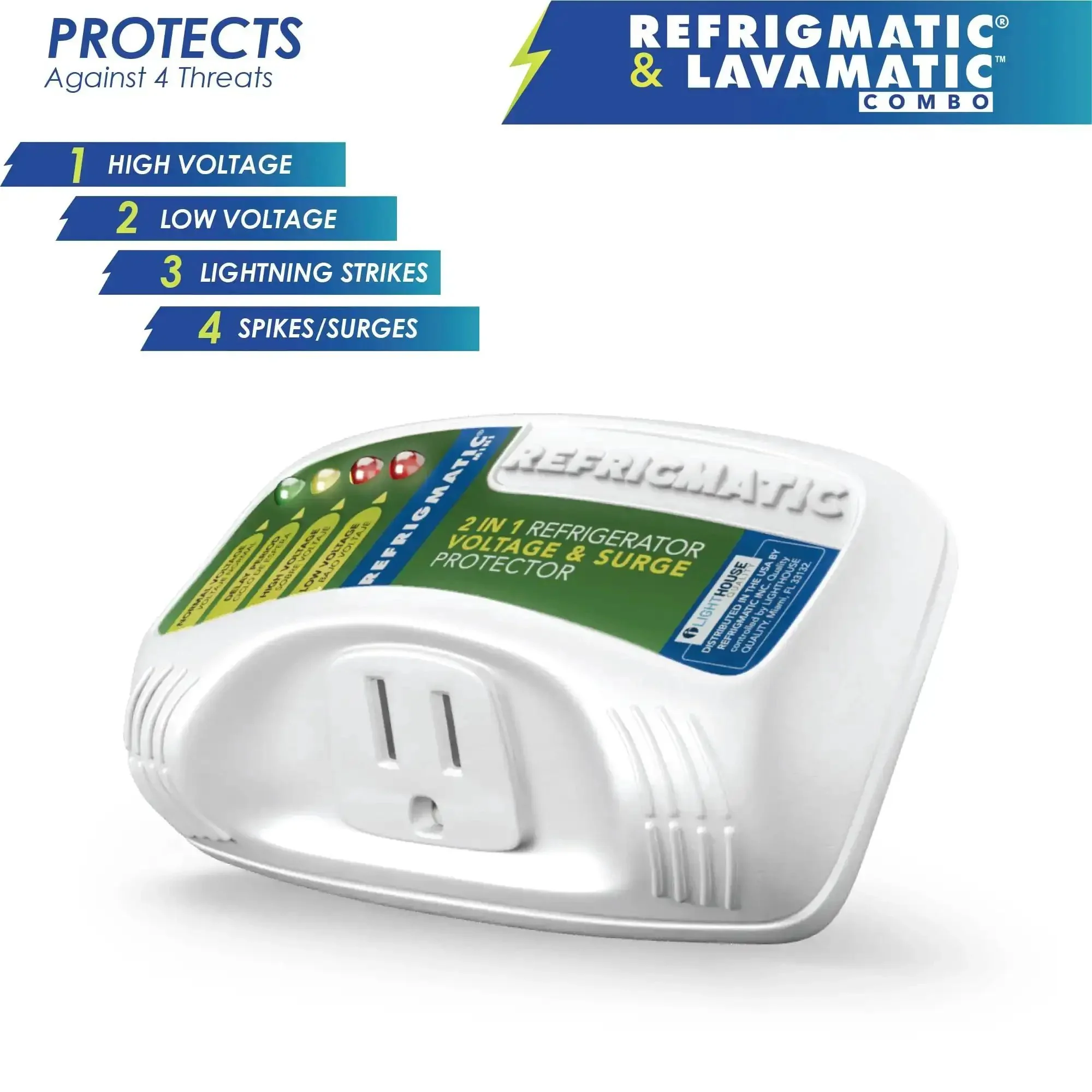 Two In One Voltage And Surge Protector Pack For Fridge And Washer To Stop High And Low Voltage Brownouts And Spikes Keeping Your Appliances Safe And Running Smoothly - Image 8