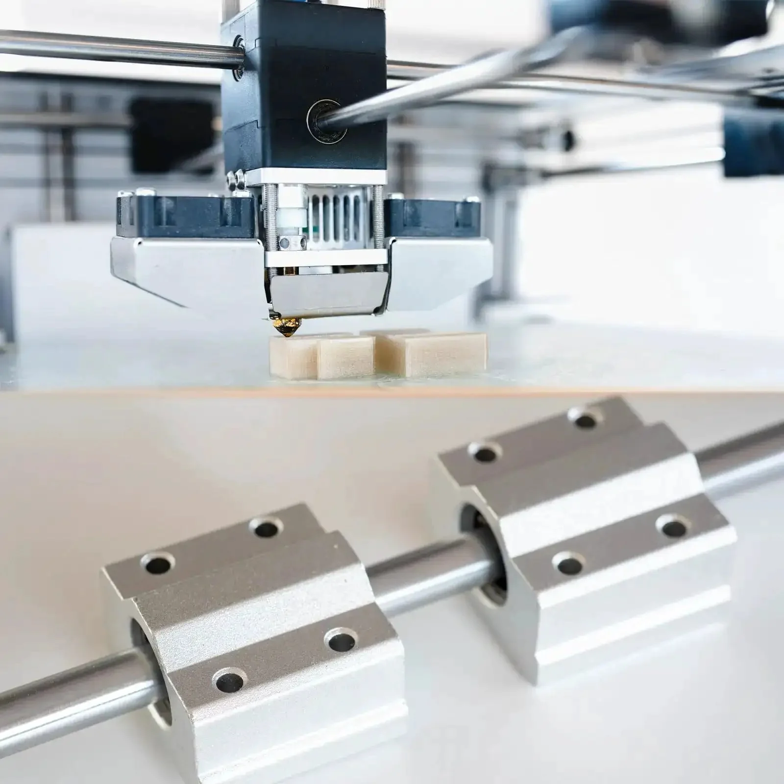 Two Pack 10mm X 350mm Linear Motion Rod Shaft Guide, Hardened Chrome Plated Steel Rail For 3D Printers And CNC Machines, High Precision Smooth Glide, 58-64 HRC Hardness, Corrosion Resistant - Image 3