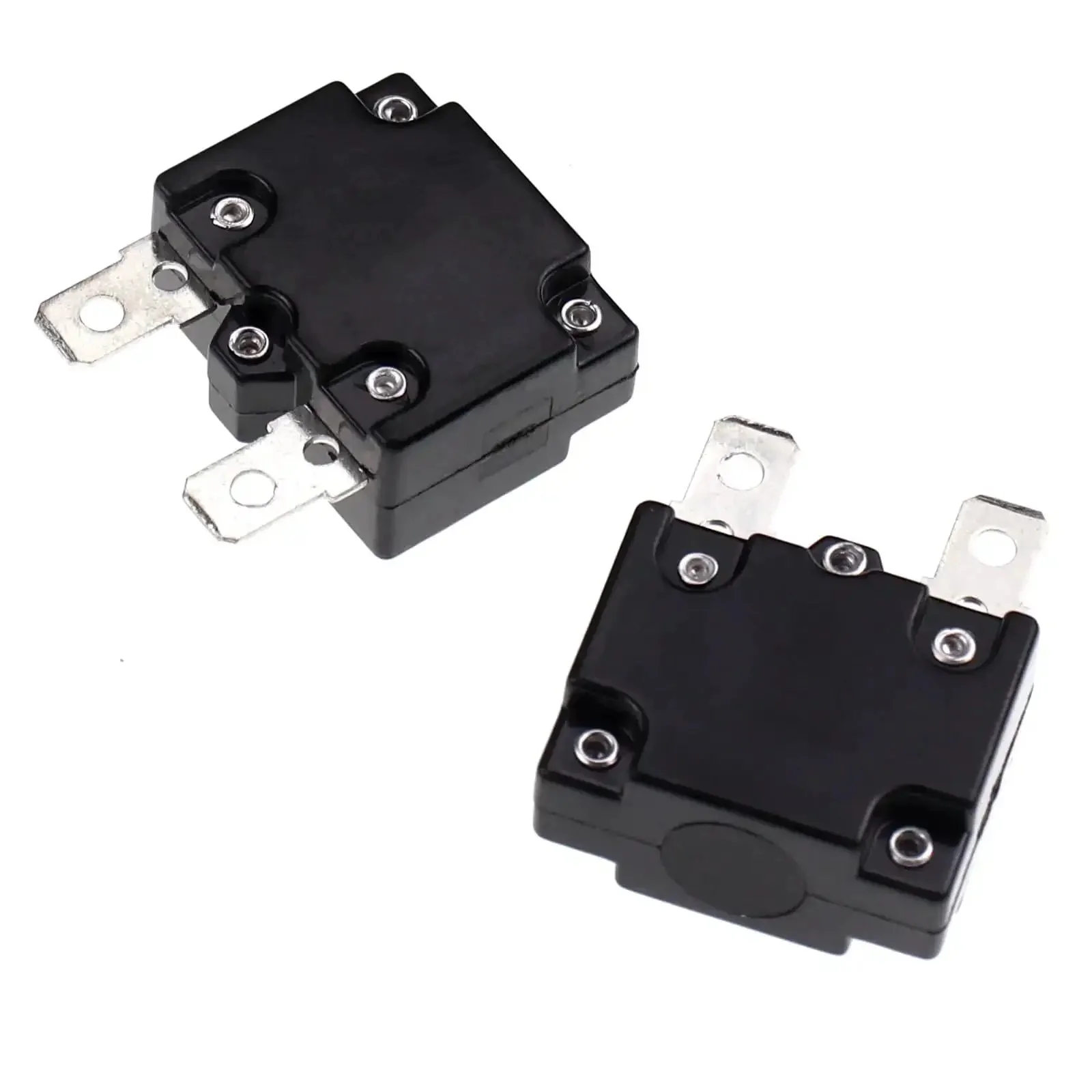 Two Pack 125 To 250V AC And 32V DC Thermal Circuit Breaker 7A Auto Reset Overload Protector Switch For Home DIY RV Marine Battery Power Systems Automatic Reset Relay Fuse Compact Single Pole Safety Breaker - Image 5