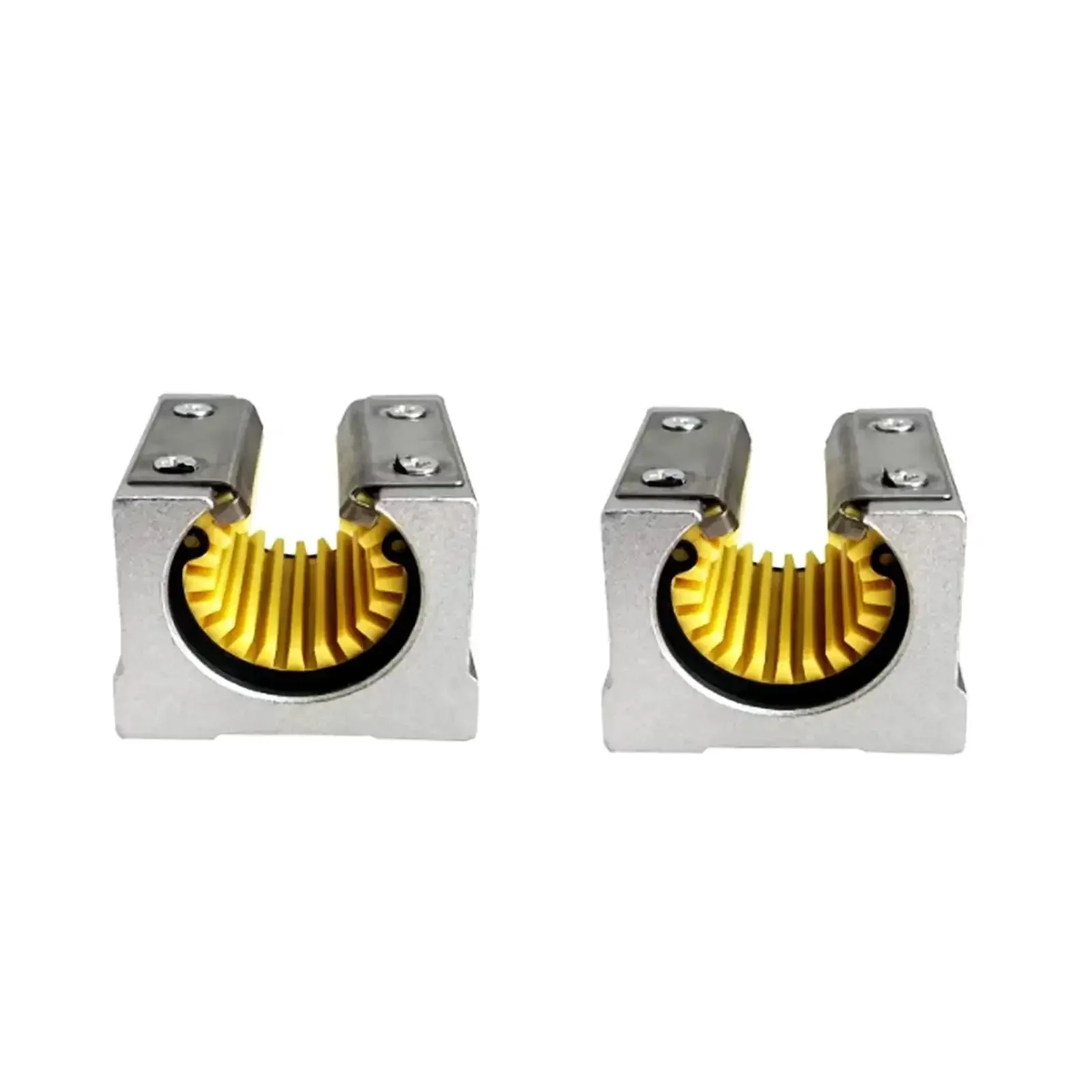 Two Pack 12mm Linear Bearing Sliders For 12mm Rails, Aluminum Alloy And Engineering Plastic, Waterproof, Rust Proof, Dust Proof, Low Maintenance, Quieter Operation, Upgraded Pressure Plate Design For Stable, Durable, Long Lasting Performance