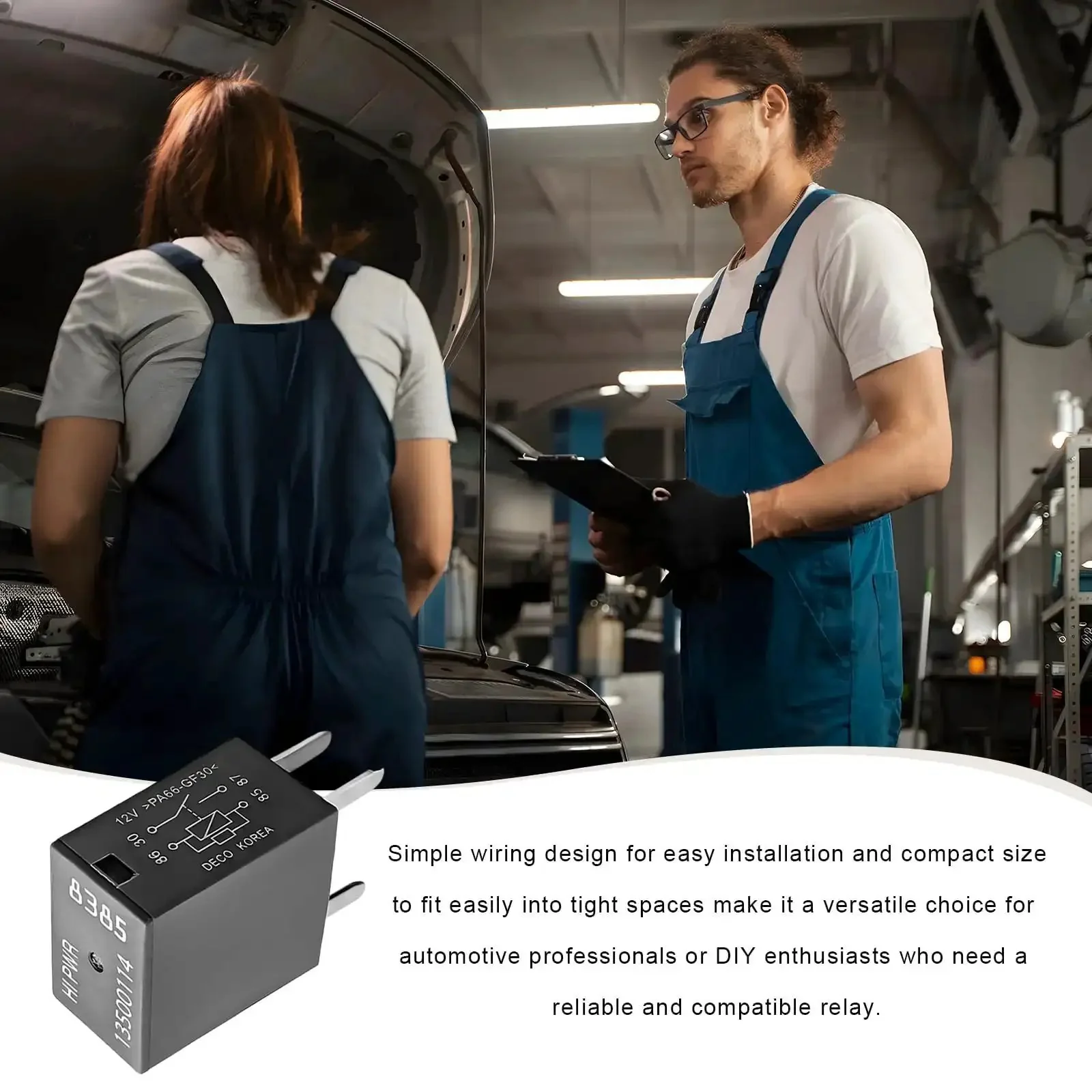 Two Pack 12V Car AC Relay 40A 4 Pin Quick Connect High Power Auto Relay For Cooling Fans And Electrical Systems Compatible With Most Vehicles Durable And Reliable Performance - Image 3