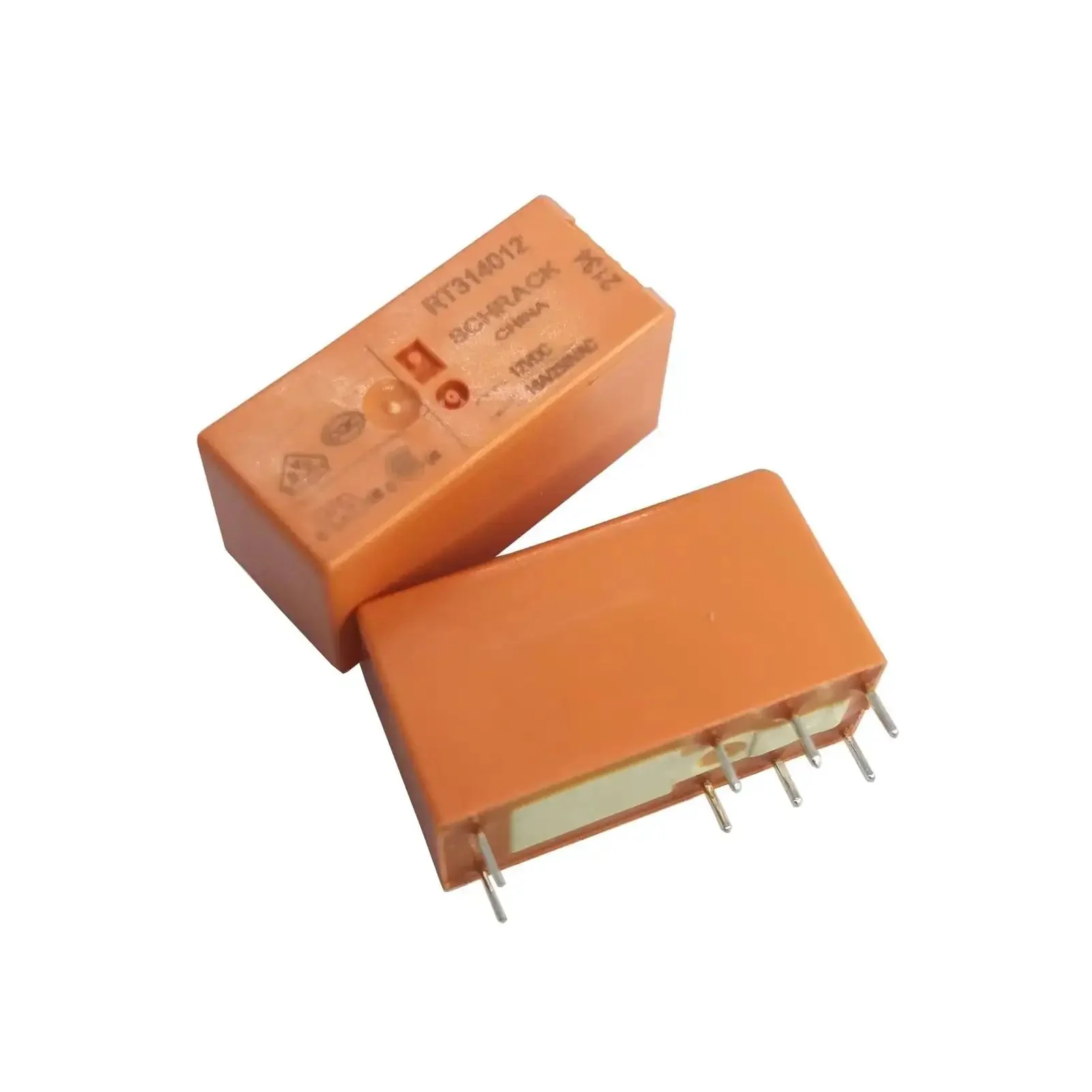 Two Pack 12V DC 16A SPDT 8 Pin General Purpose Relay For Automotive And Industrial Use, High Current Relay For DIY Projects And Control Systems, Reliable Coil, Easy Install, Durable Switch