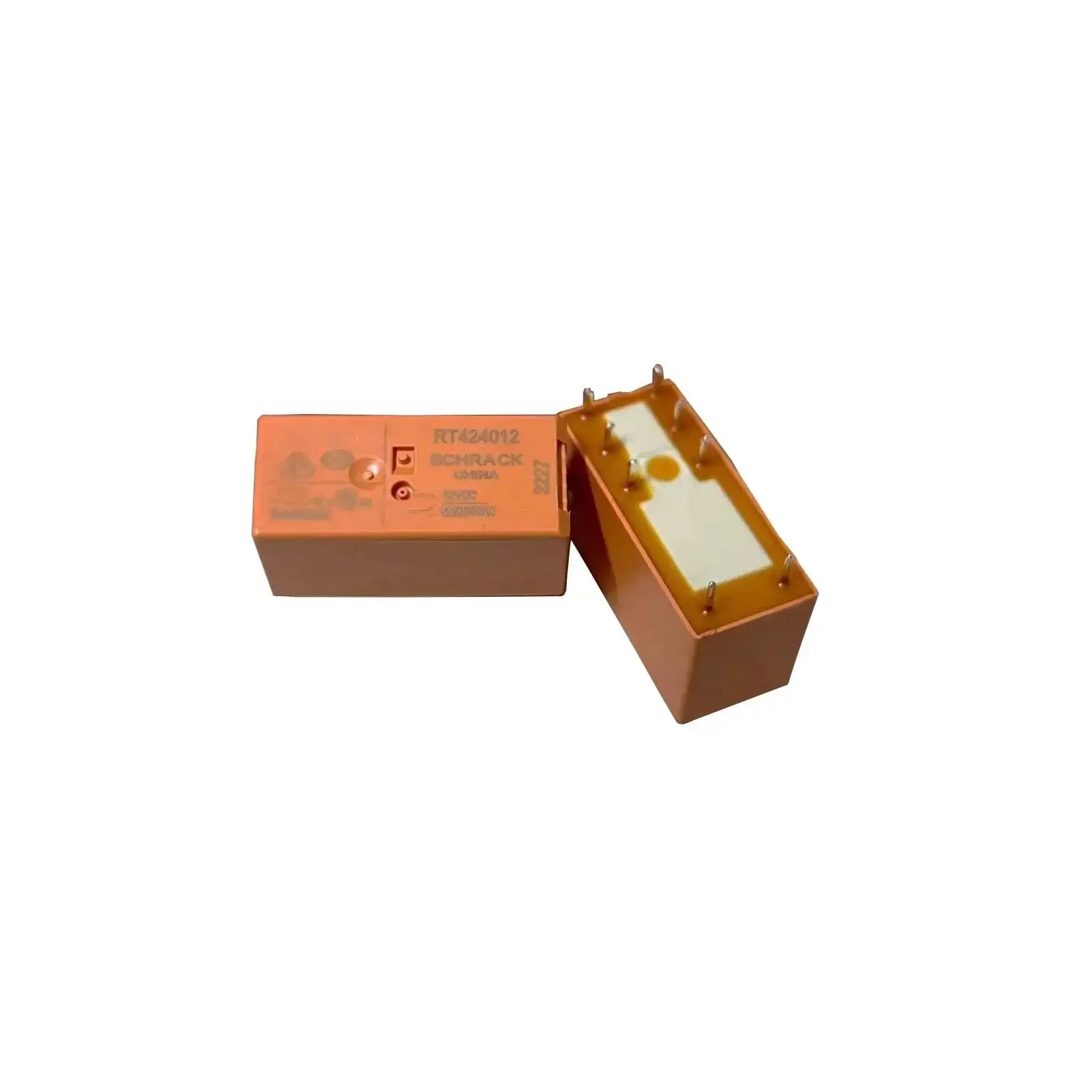 Two Pack 12V DC DPDT Relay 8 Pins 8A General Purpose PCB Mount Through Hole Coil Relay for Prototypes and Projects Reliable Power Switching for DIY Electronics