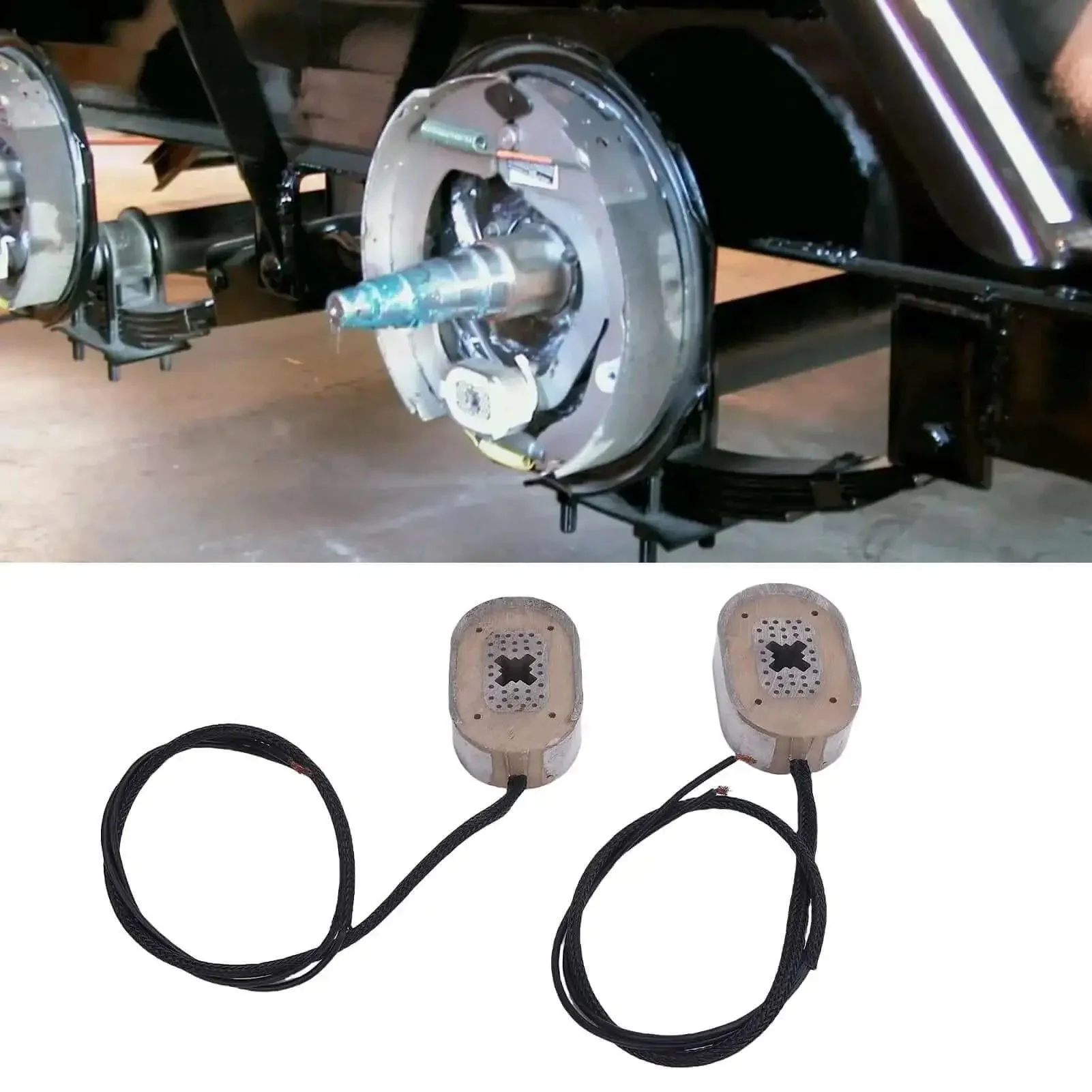 Two Pack 12V Electric Trailer Brake Magnets Replacement for RV, Beefed Up Braking Efficiency and Long Lasting Performance, Durable Metal Construction, Fits 12 Inch (30.5cm) Trailer Brakes, Great for Safer Tows - Image 8