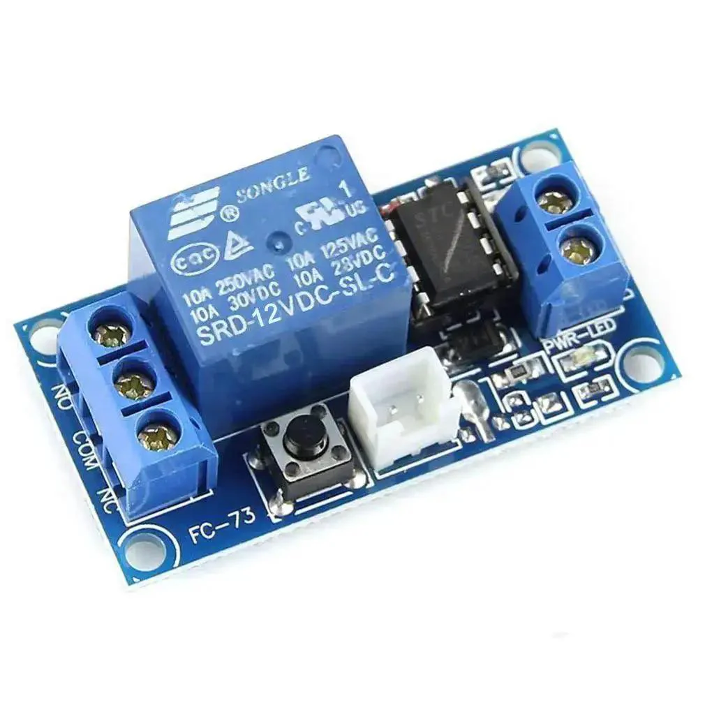 Two Pack 12V Single Bistable Self-Locking Relay Module Push To Start And Stop With Low Level Trigger, Easy Hookup For DIY Electronics, Home Projects, Robotics And Quick Electrical Projects - Image 6