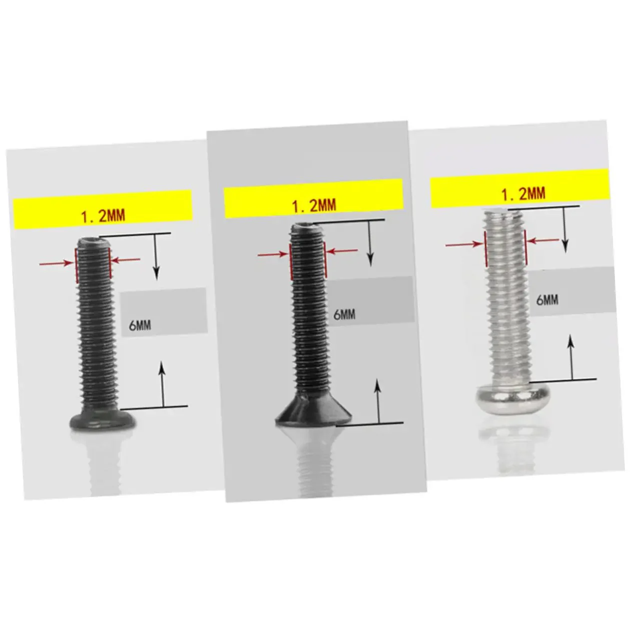 Two Pack 18 18 Specification Screw Set Miniature Flat Head Screws For Laptop Repair DIY Projects Lightweight Durable Carbon Steel Portable Handy To Carry And Use - Image 3