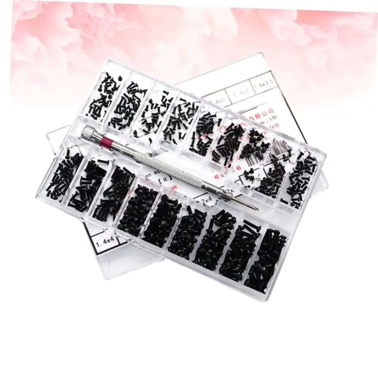 Two Pack 18 18 Specification Screw Set Miniature Flat Head Screws For Laptop Repair DIY Projects Lightweight Durable Carbon Steel Portable Handy To Carry And Use - Image 5