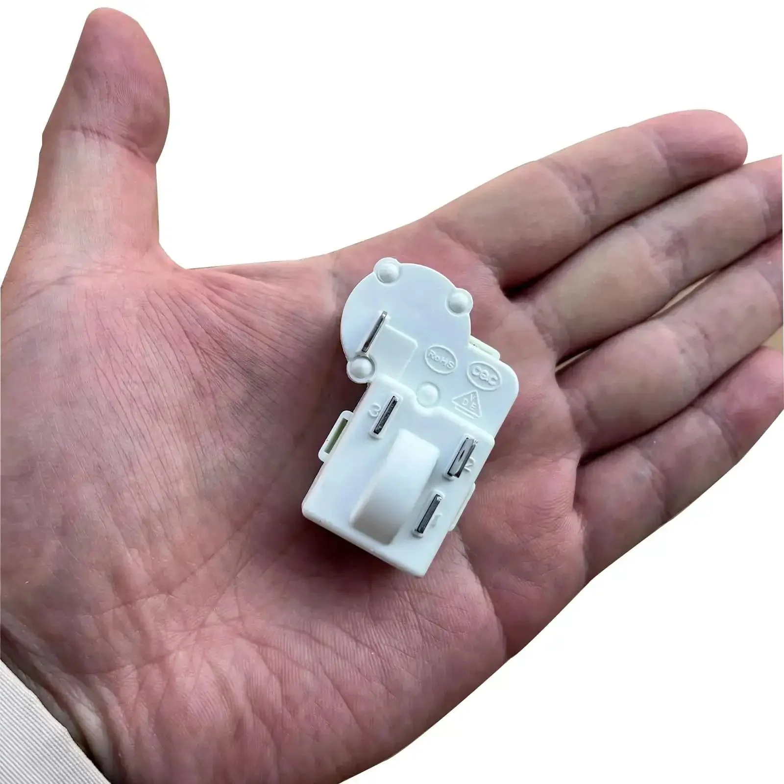 Two Pack 2 Pin PTC Starter Relay Replacement For Fridge Compressor Overload Protector Universal Fit For Danby Haier Midea Mini Fridge Models Including ZHB69-120P15 ZHB60-120P4.7 ZHB60-120P15 ZHB45-105P15 And More - Image 3
