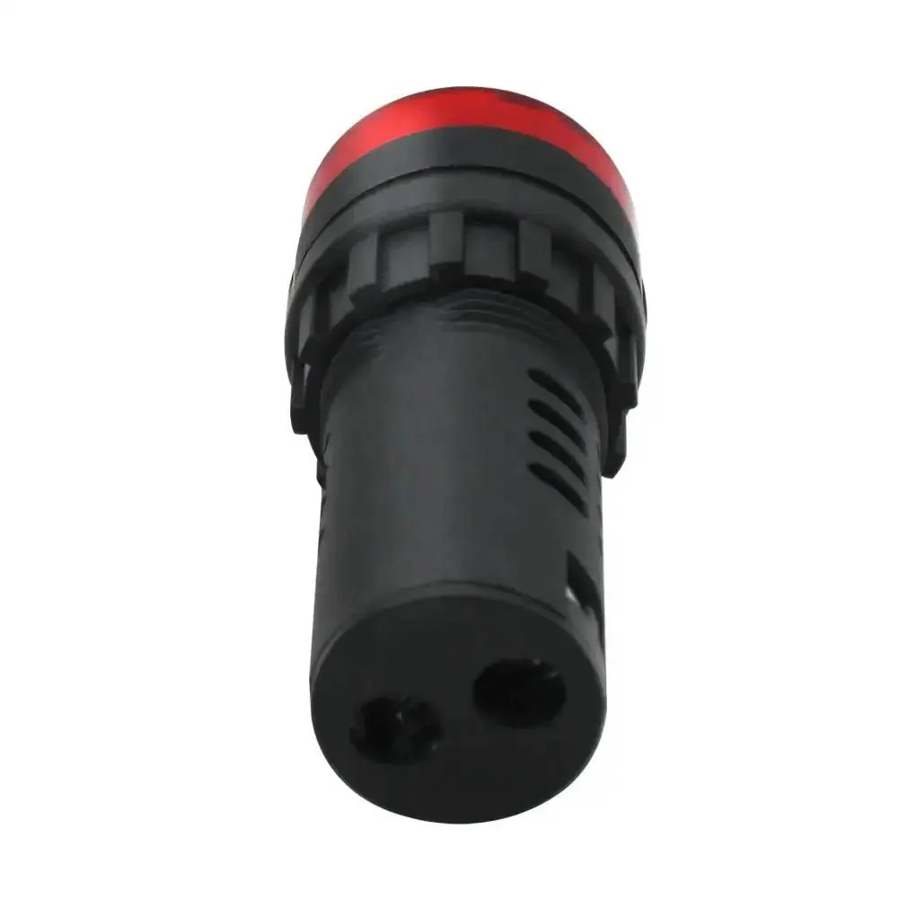 Two Pack 22mm Red LED Buzzer Alarm Signal Light 24V AC DC Indicator With High Brightness LED And Loud Speaker For Industrial Warnings And On Site Alerts - Image 3