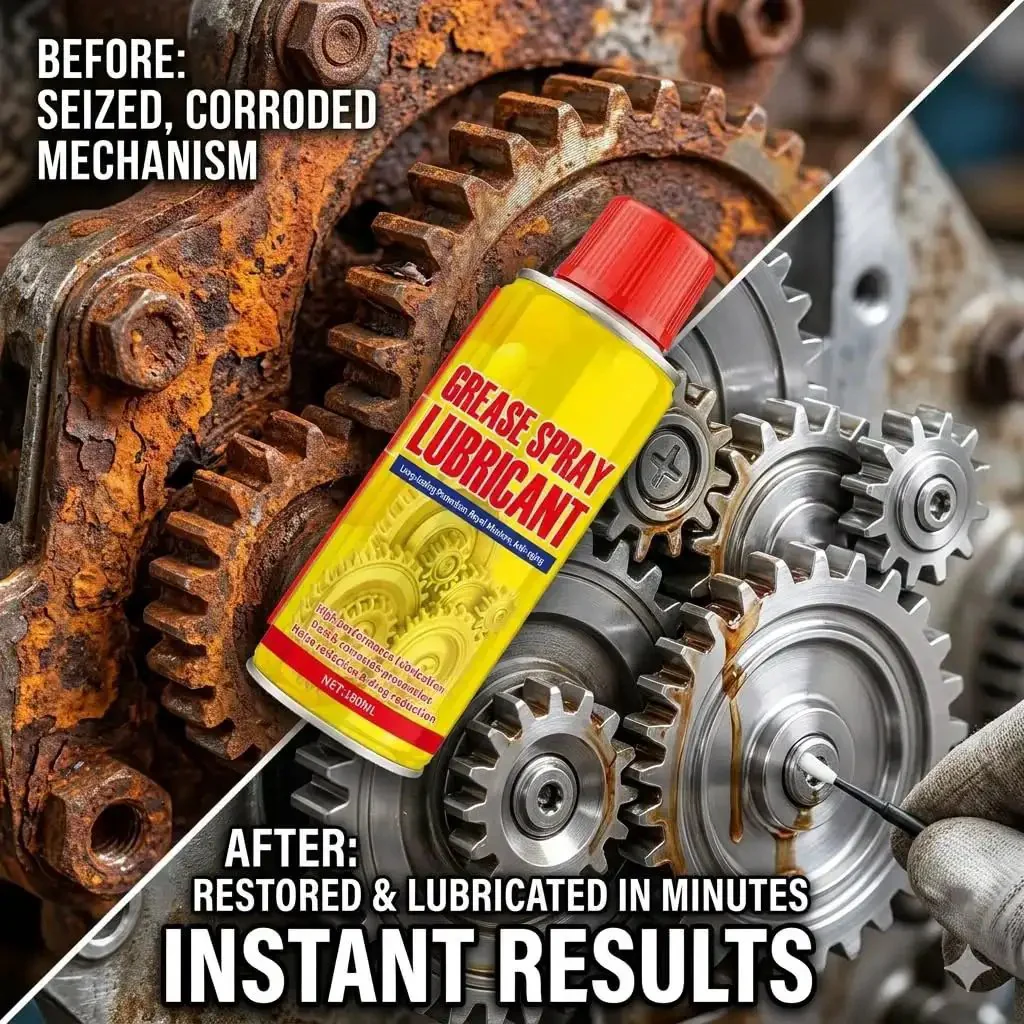 Two Pack 6.1 Ounce Anti Rust Lubricant And Rust Remover Spray For Metal Tools Vehicles Hinges Bolts Chains And Stuck Parts Fast Acting Penetrating Oil That Removes Rust And Provides Lasting Lubrication - Image 7