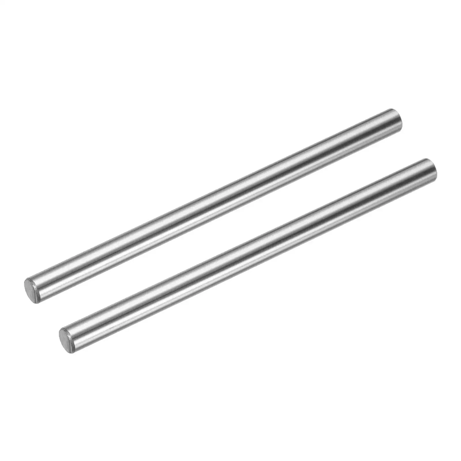 Two Pack 6mm By 100mm Linear Motion Rods Chrome Plated Steel Guide Shafts For 3D Printers And CNC Machines Hardened For Durability Ultra Smooth Travel High Precision Under 0.1 Per 1000 mm 58-64 HRC Durable And Corrosion Resistant