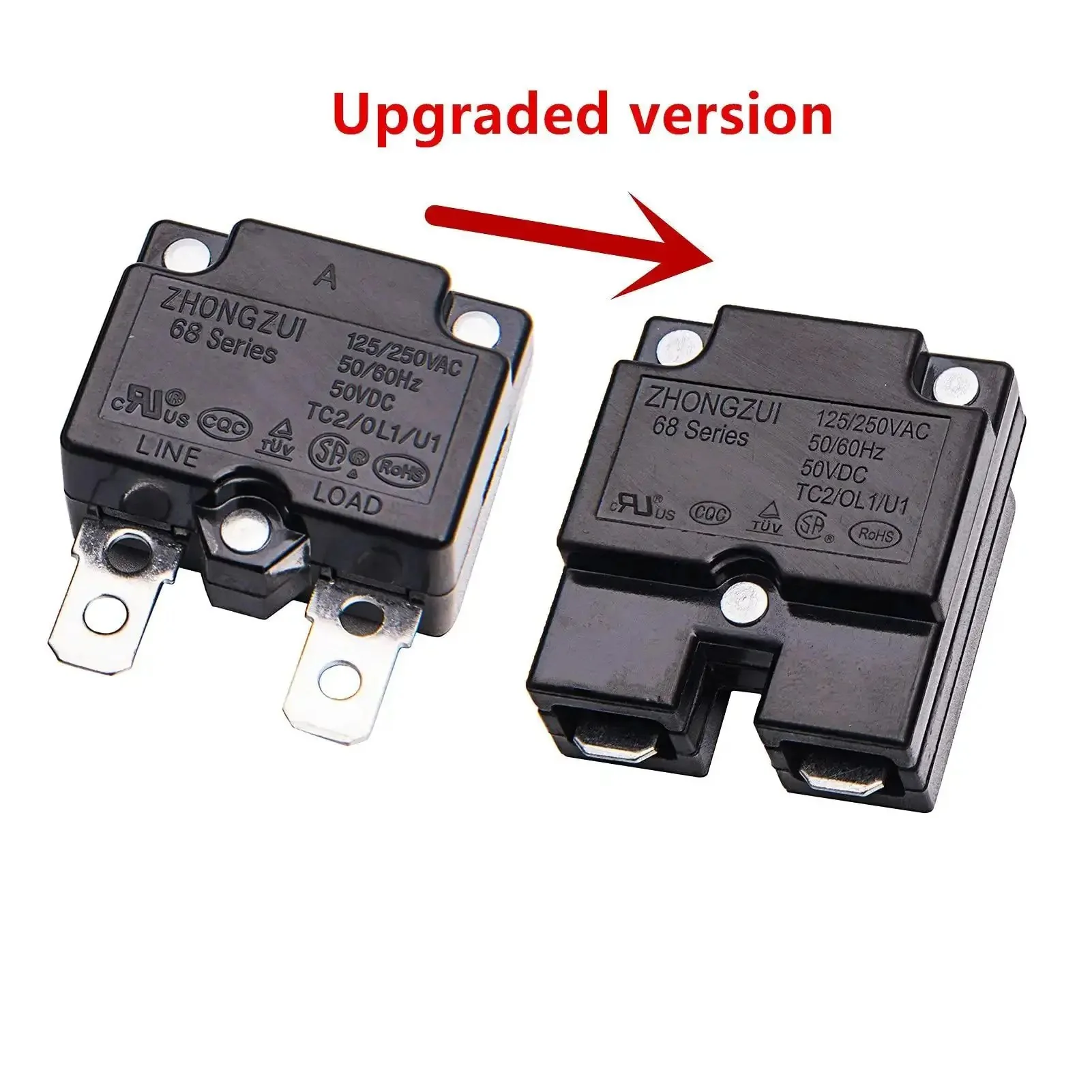 Two Pack Auto Reset 18A Kid Friendly Ride On Toy Circuit Breaker For Kids Electric Cars 125 To 250Vac 50Vdc Thermal Switch Overload Protector High Current Protector For Safe Power Cutoff And Quick Reset - Image 4
