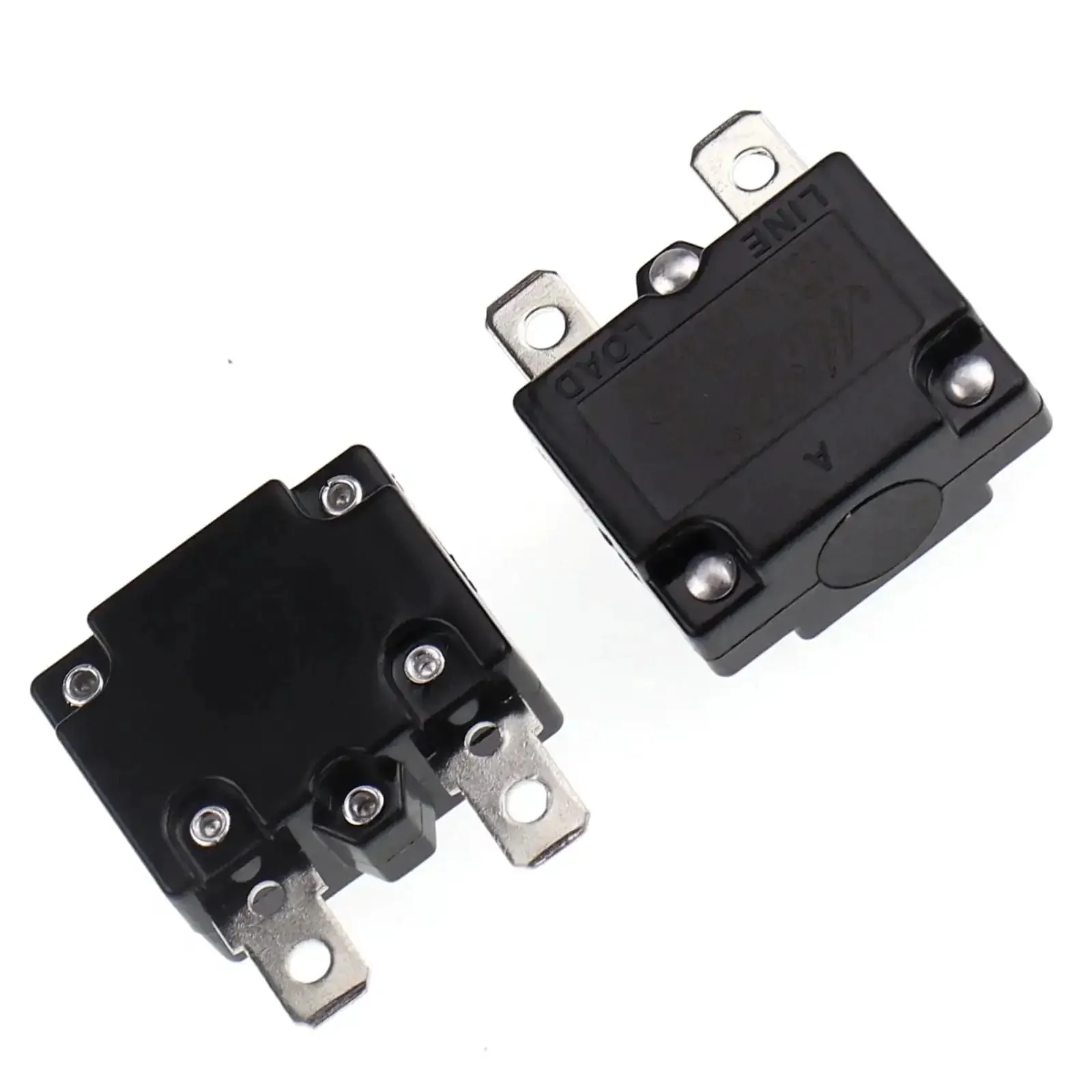 Two Pack Auto Reset Thermal Circuit Breaker 20A 125/250V AC 32V DC Overload Protector Switch Relay Fuse Compact Single Pole Power Guard For Home Workshop And DIY Electronics Projects - Image 4
