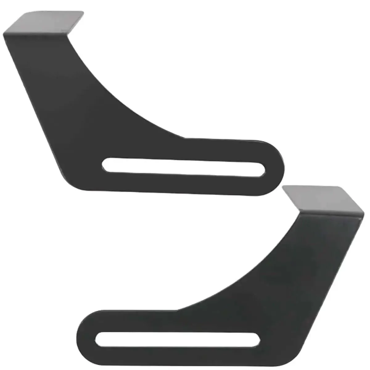 Two Pack Bench Grinder Tool Rest Brackets Nine Point Eight Four Inch Steel Protective Rest For Bench Grinder Polisher Heavy Duty Black Mounts Durable Support For Safer More Stable Grinding Sessions