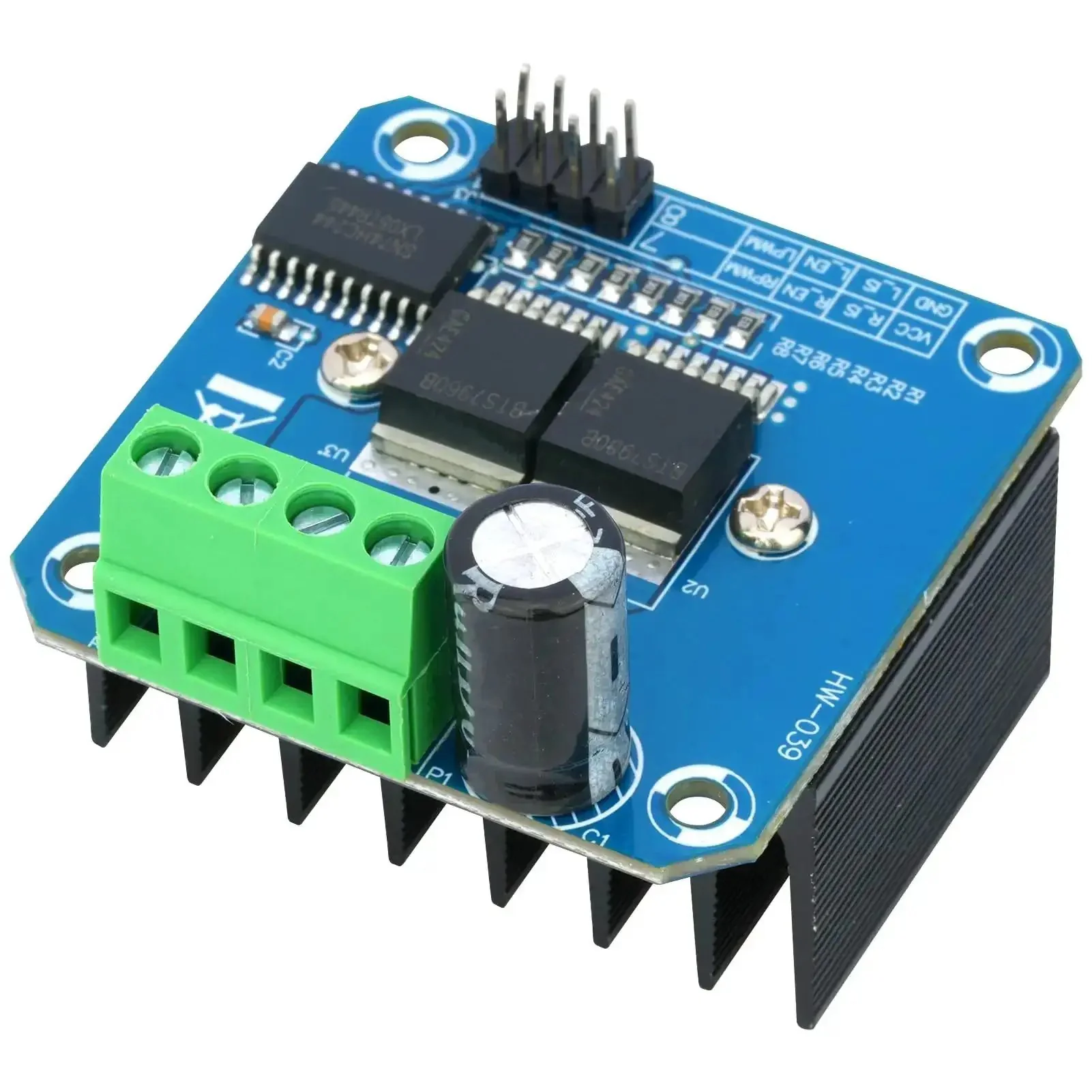 Two Pack BTS7960 43A Beefy High Power H-Bridge Motor Driver Module For Arduino Projects With PWM And Level Control Dual Channel 6V-27V Input 3.3V-5V Logic Compatible - Image 3