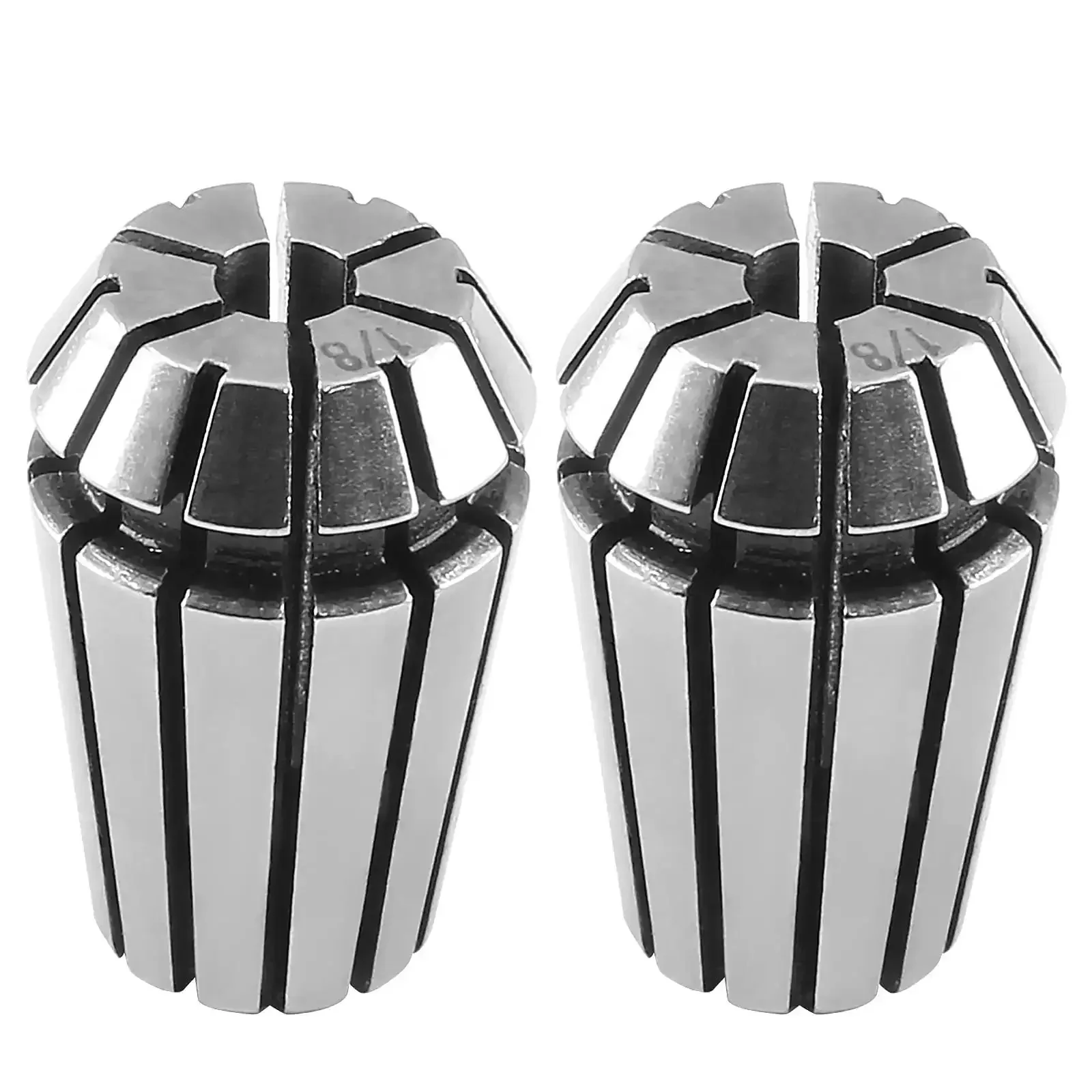 Two Pack ER11 Collet One Eighth Inch High Precision Spring Collet Chuck For CNC Engraving Machines And Milling Lathe Tools Made From Beefy Spring Steel With Temperature And Corrosion Resistance For A Precise Fit - Image 7
