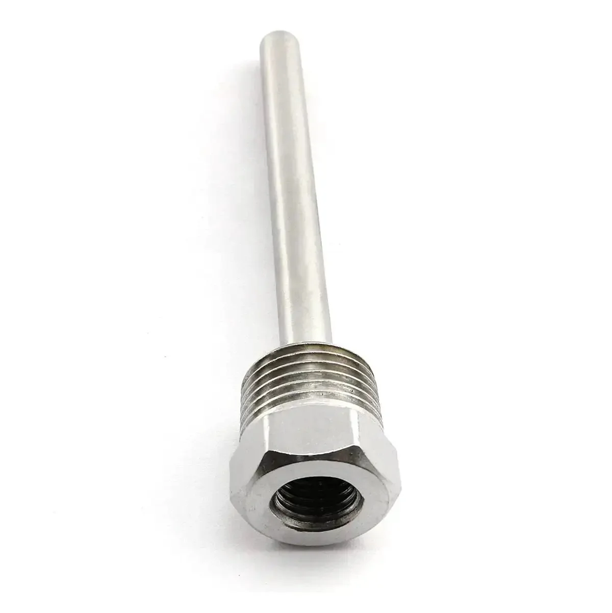 Two Pack Half Inch NPT Stainless Steel Thermowell With Nylon Cable Gland For Temperature Sensors, Heavy Duty, Rust Resistant, 100mm Length, High Thermal Conductivity, Easy Install In Industrial Process Systems - Image 5