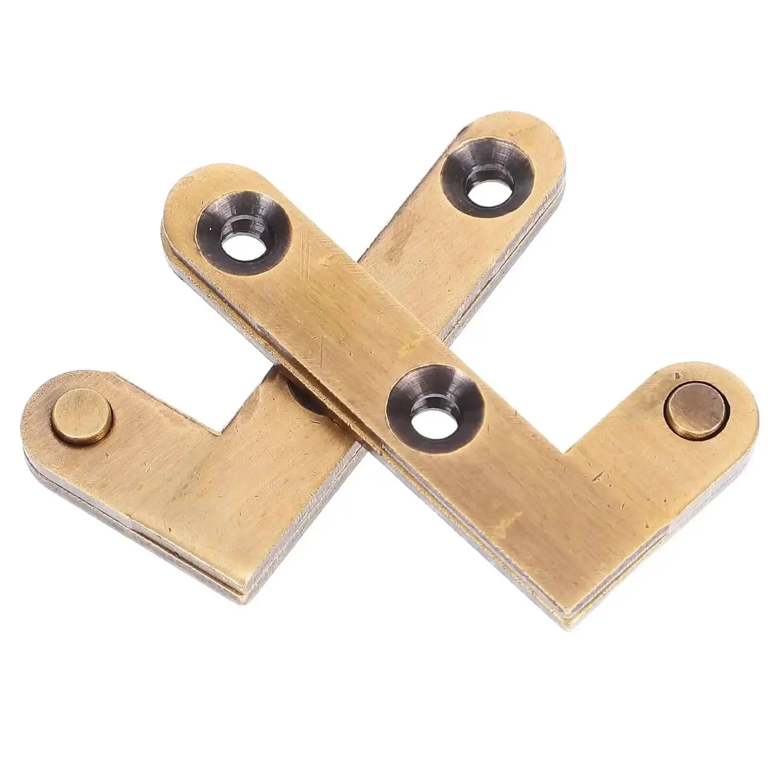 Two Pack Heavy Duty Bronze Pivot Door Hinges Built To Last Hidden Self Closing Hardware With Secret Bookcase Install Quiet Operation And Vertical Rotation For Smooth Nearly Invisible Door Movement