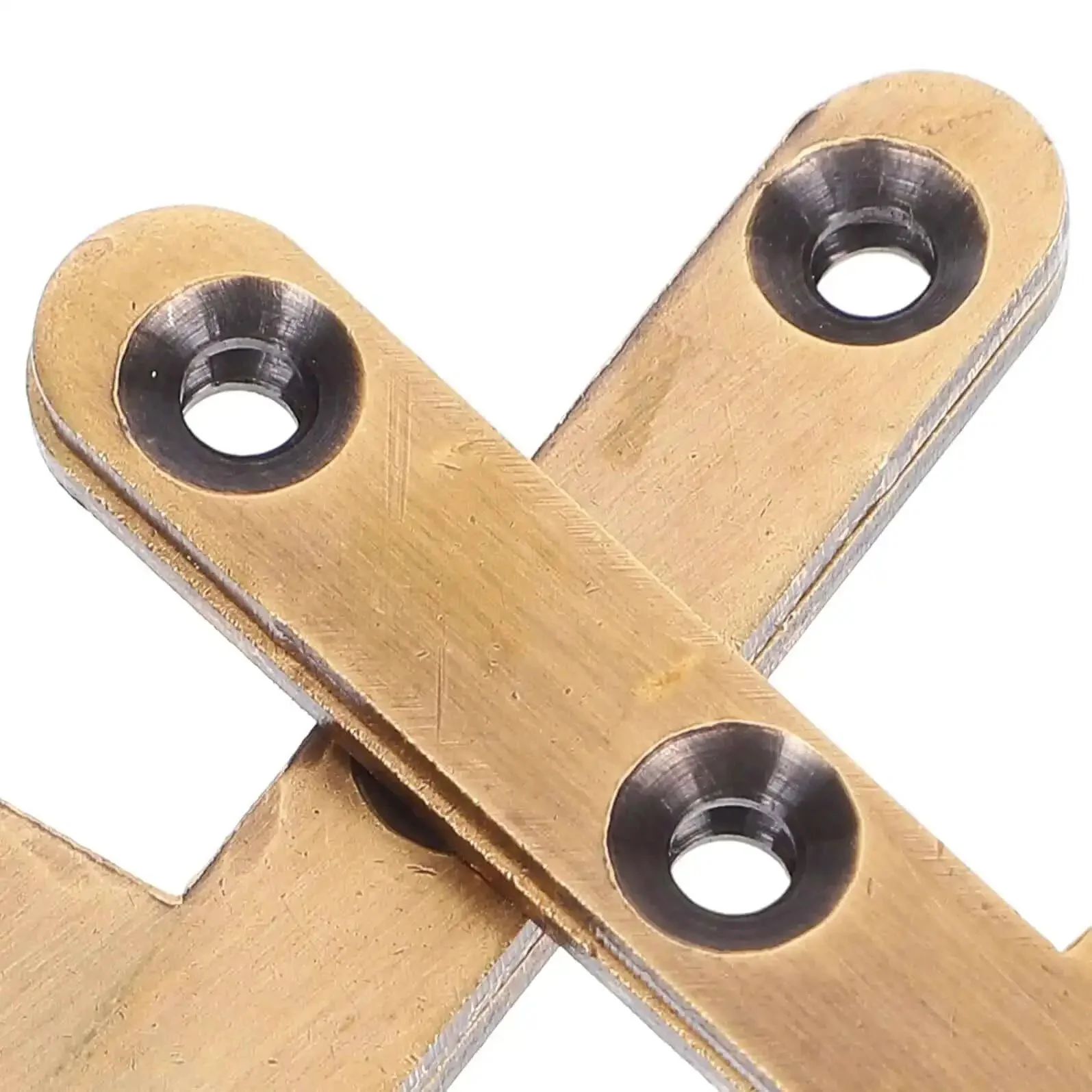Two Pack Heavy Duty Invisible Door Self Closing Pivot Hinges Concealed Bronze Secret Door Hardware For Cabinets And Home Use With Quiet Operation And Smooth Motion - Image 2