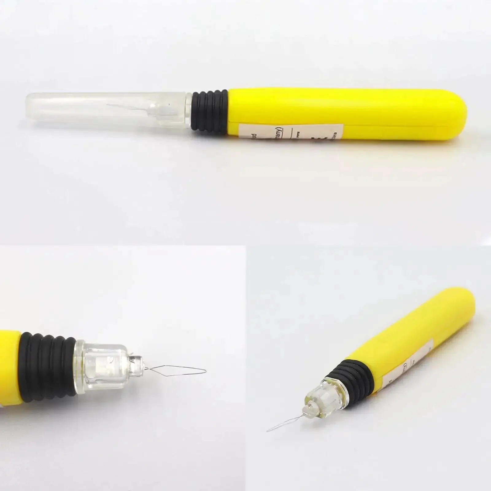 Two Pack LED Needle Threader With Light For Sewing Illuminated Manual Threader With Pinhole Visibility Quick Threading On Sewing Machine Batteries Included Handy Two Piece Sewing Tool Set - Image 5