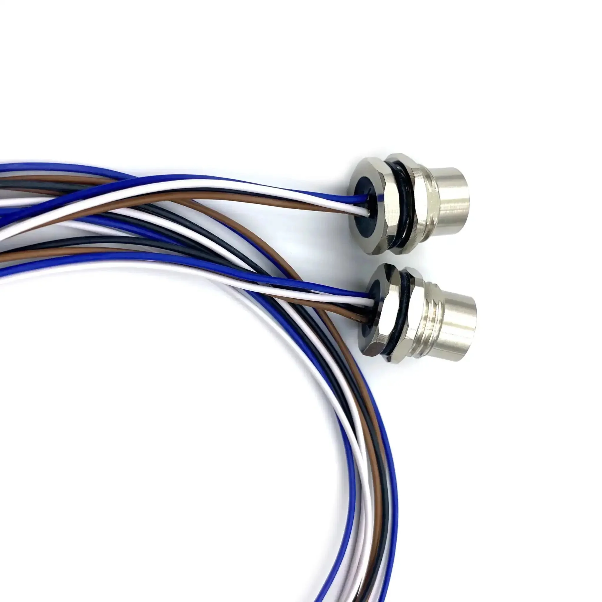 Two Pack M12 4 Pin A Coded Female Connector Cable 0.5M Front Mount IP67 Waterproof Unshielded Straight Aviation Socket Sensor Receptacle for Panels 250V 4A Industrial Wiring and Automation - Image 3
