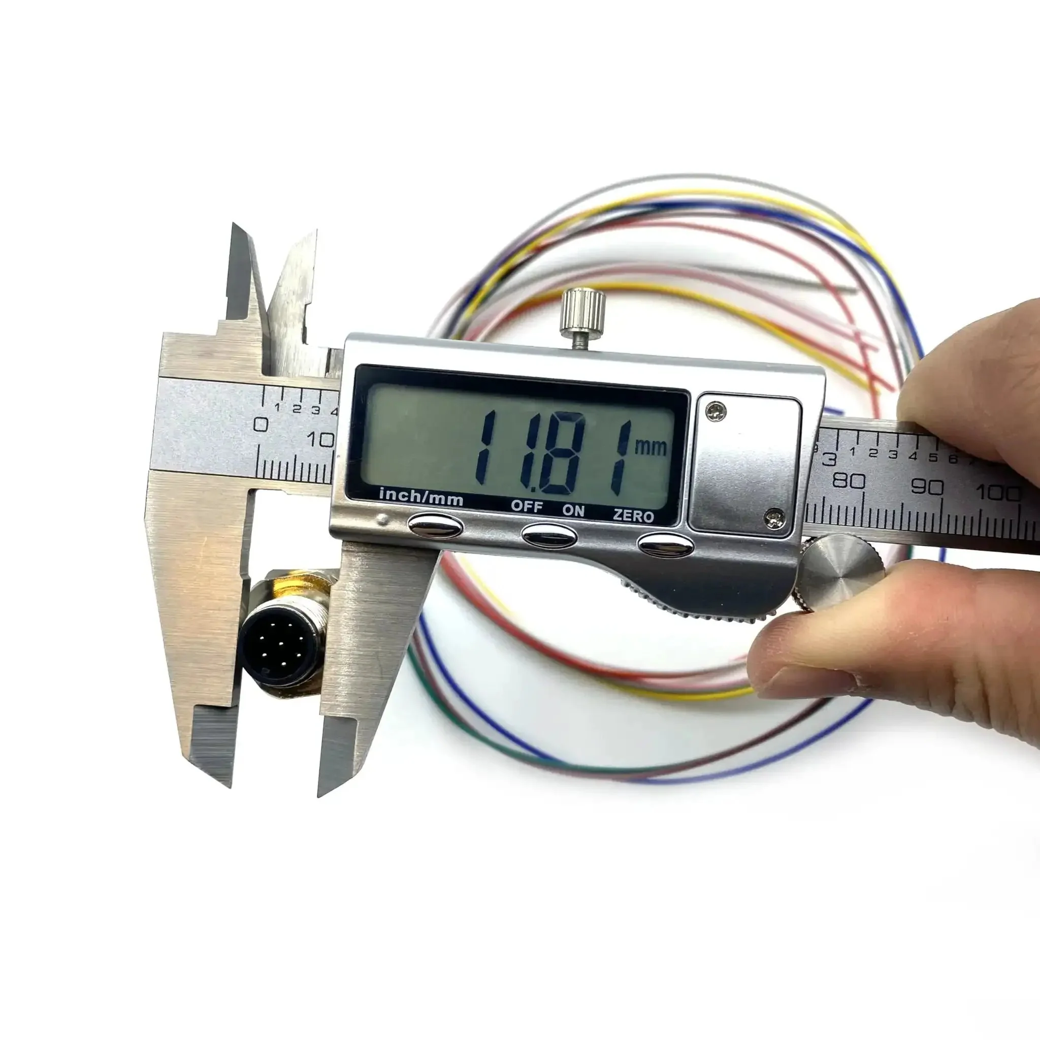 Two Pack M12 8 Pin A Code Male Connector Cable Rugged Weatherproof IP67 Back Mount Unshielded Straight Aviation Socket Sensor Receptacle 60V 2A 0.5 Meter For Industrial Panel Wiring Harness - Image 7