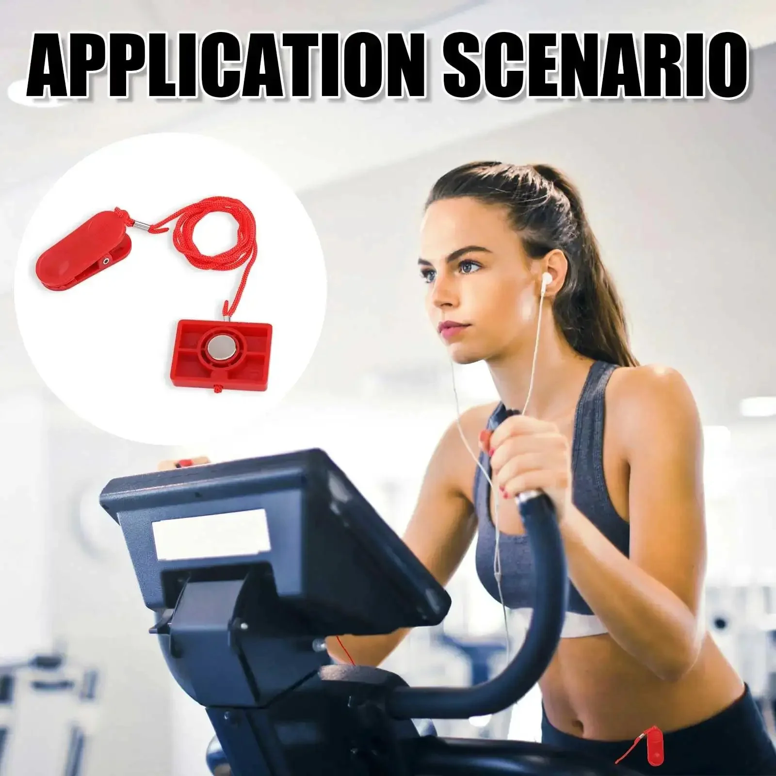 Two Pack Magnetic Treadmill Safety Keys Universal Emergency Stop Magnet Replacement Parts For Treadmills Running Machines Square 1.57 By 1.14 Inches Ideal For Home Gyms And Commercial Use Plug And Play Replacement For Quick Access - Image 4