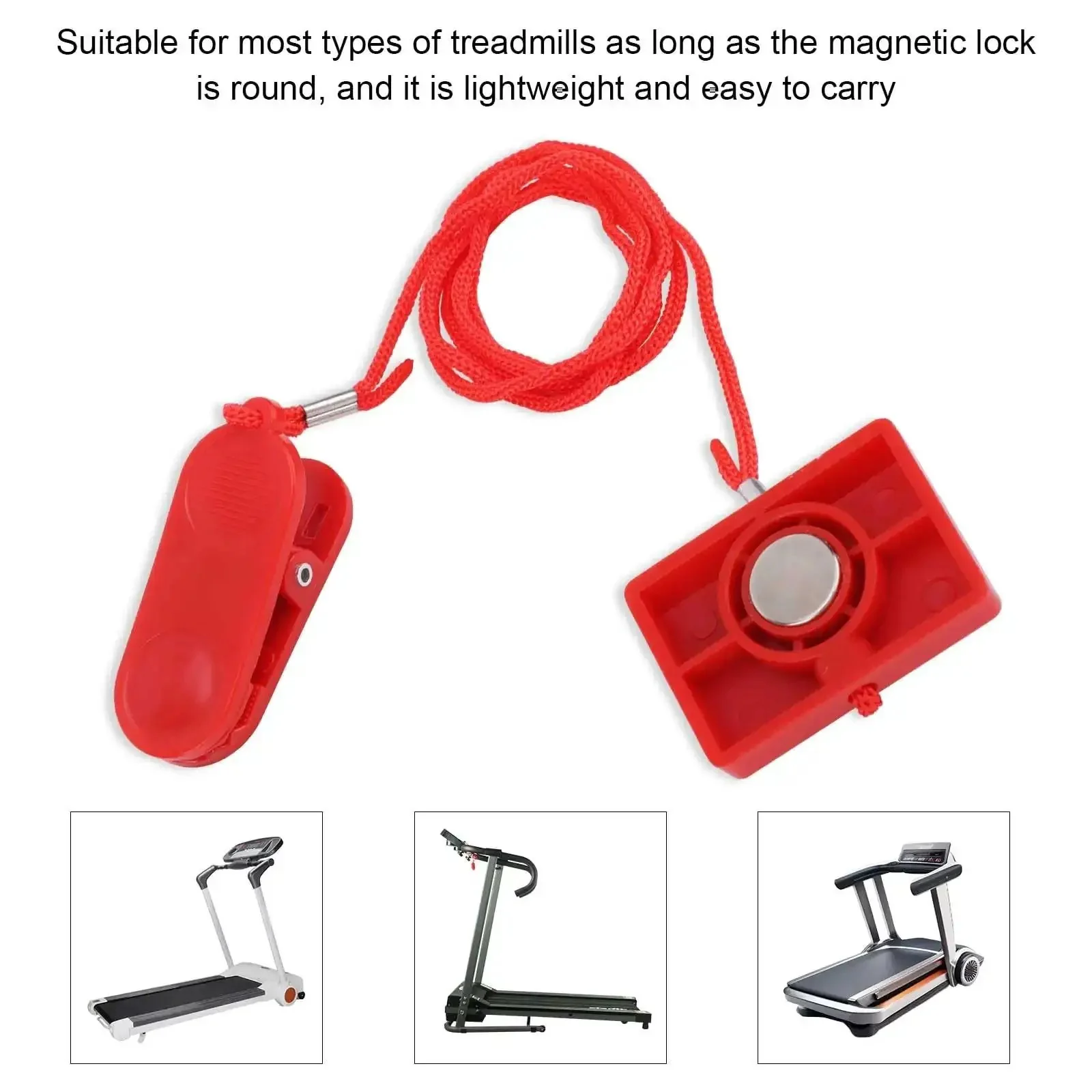 Two Pack Magnetic Treadmill Safety Keys Universal Emergency Stop Magnet Replacement Parts For Treadmills Running Machines Square 1.57 By 1.14 Inches Ideal For Home Gyms And Commercial Use Plug And Play Replacement For Quick Access - Image 5