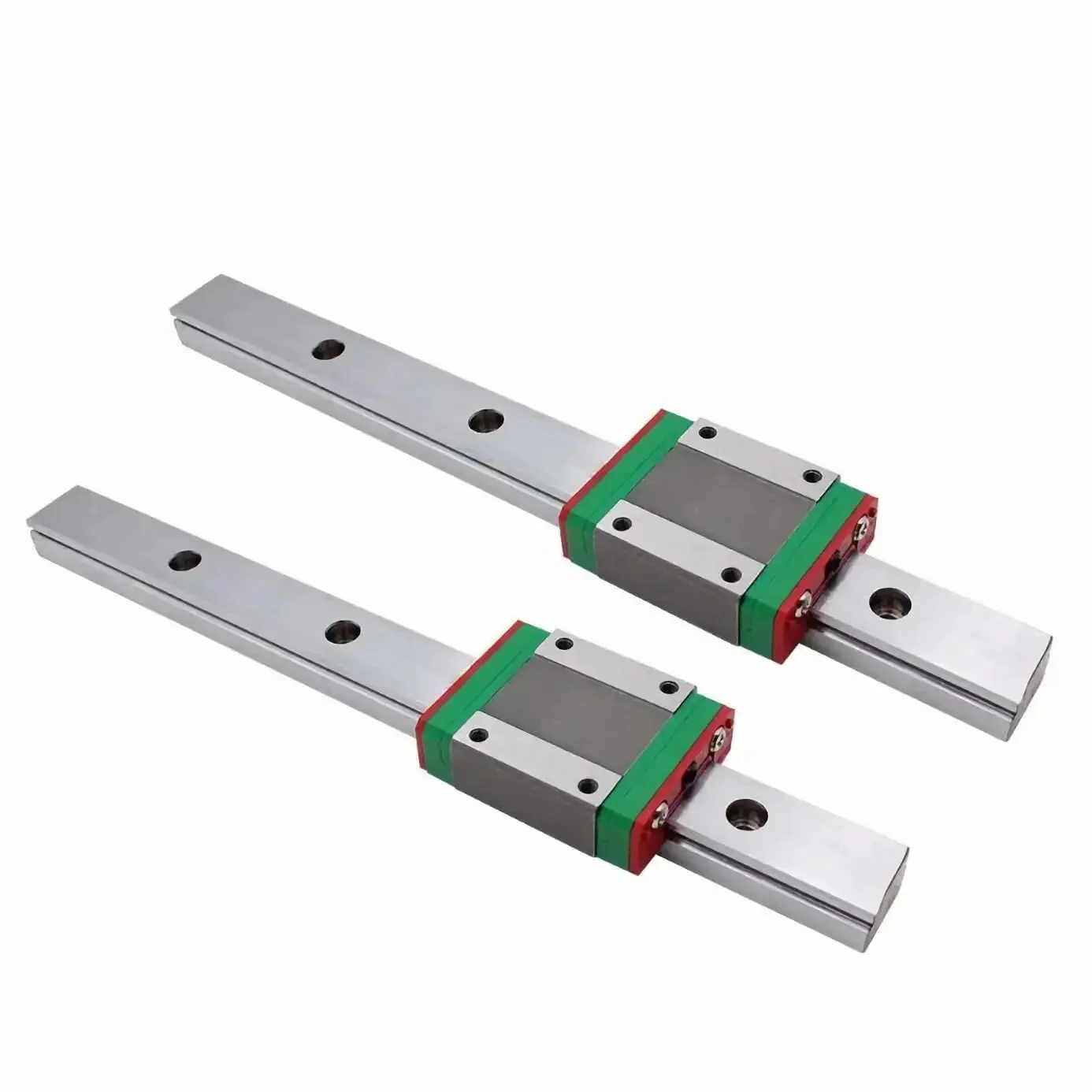 Two Pack MGN9 100mm Linear Rails And MGN9C Carriage Blocks Kit For DIY 3D Printer CNC Machines And Lathes, Smooth High Rigidity Guide System For Precise Motion And Easy Install