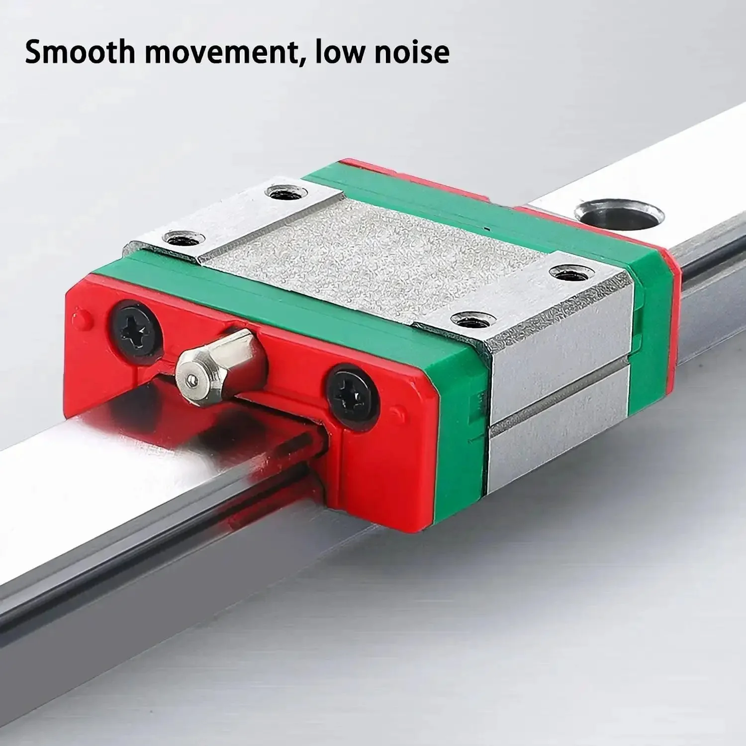 Two Pack MGN9 100mm Linear Rails And MGN9C Carriage Blocks Kit For DIY 3D Printer CNC Machines And Lathes, Smooth High Rigidity Guide System For Precise Motion And Easy Install - Image 2