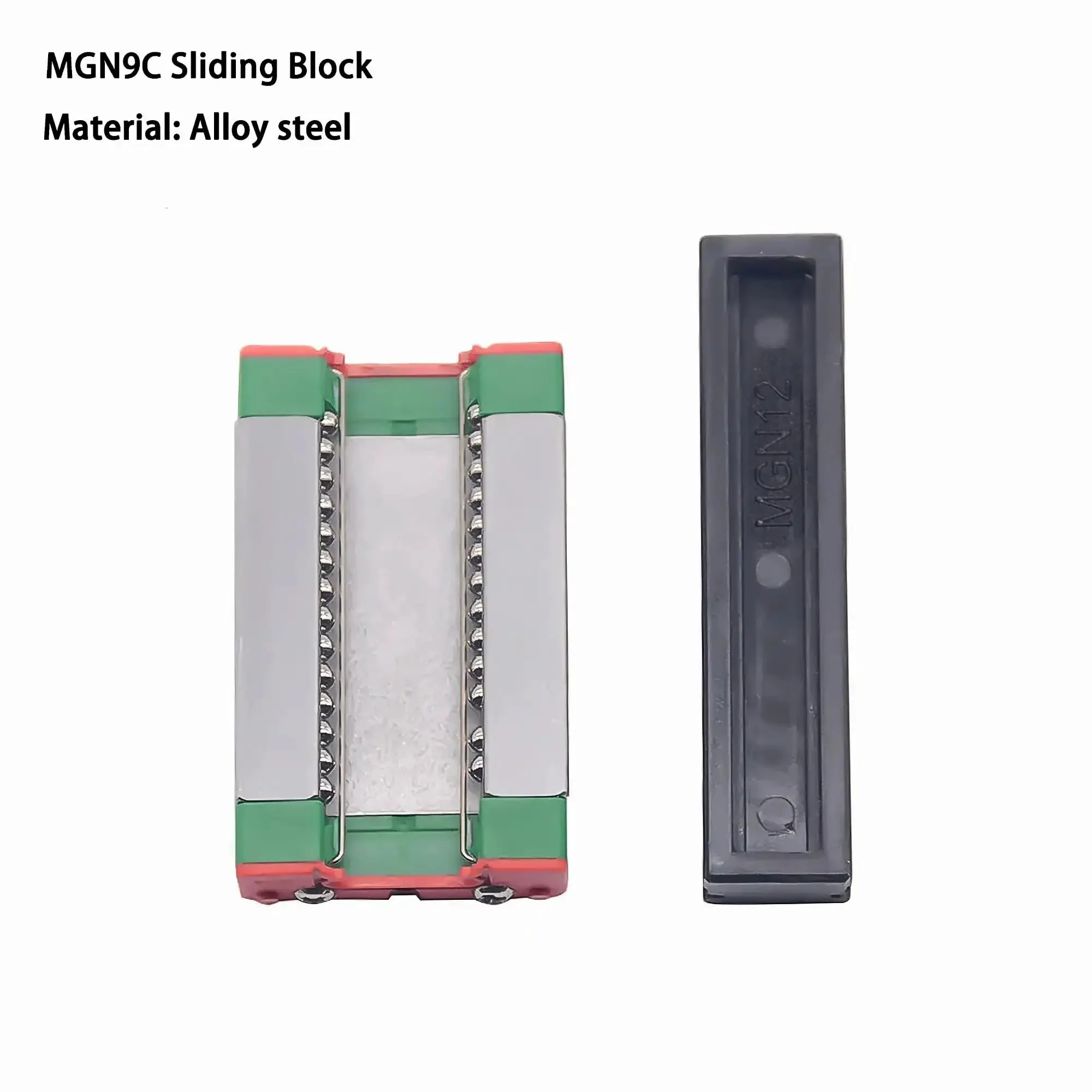Two Pack MGN9 100mm Linear Rails And MGN9C Carriage Blocks Kit For DIY 3D Printer CNC Machines And Lathes, Smooth High Rigidity Guide System For Precise Motion And Easy Install - Image 3