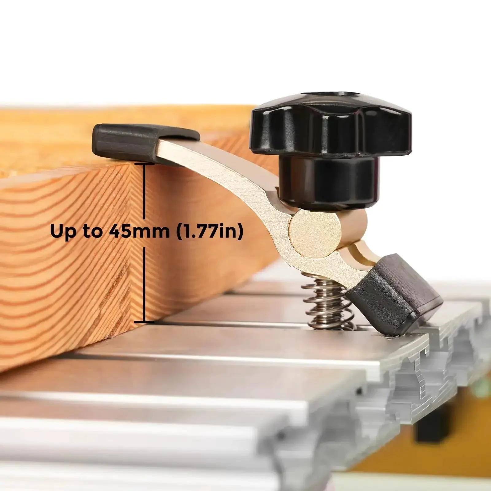 Two Pack Mini Hold Down Clamps Kit For CNC Routers The Go To Choice For DIY Woodworking And Metalworking Compatible With 3018 Series And Pro Machines Compact 2.5 Inch Long 0.8 Inch Wide 2.4 Inch High Great For T Slot Worktops - Image 5