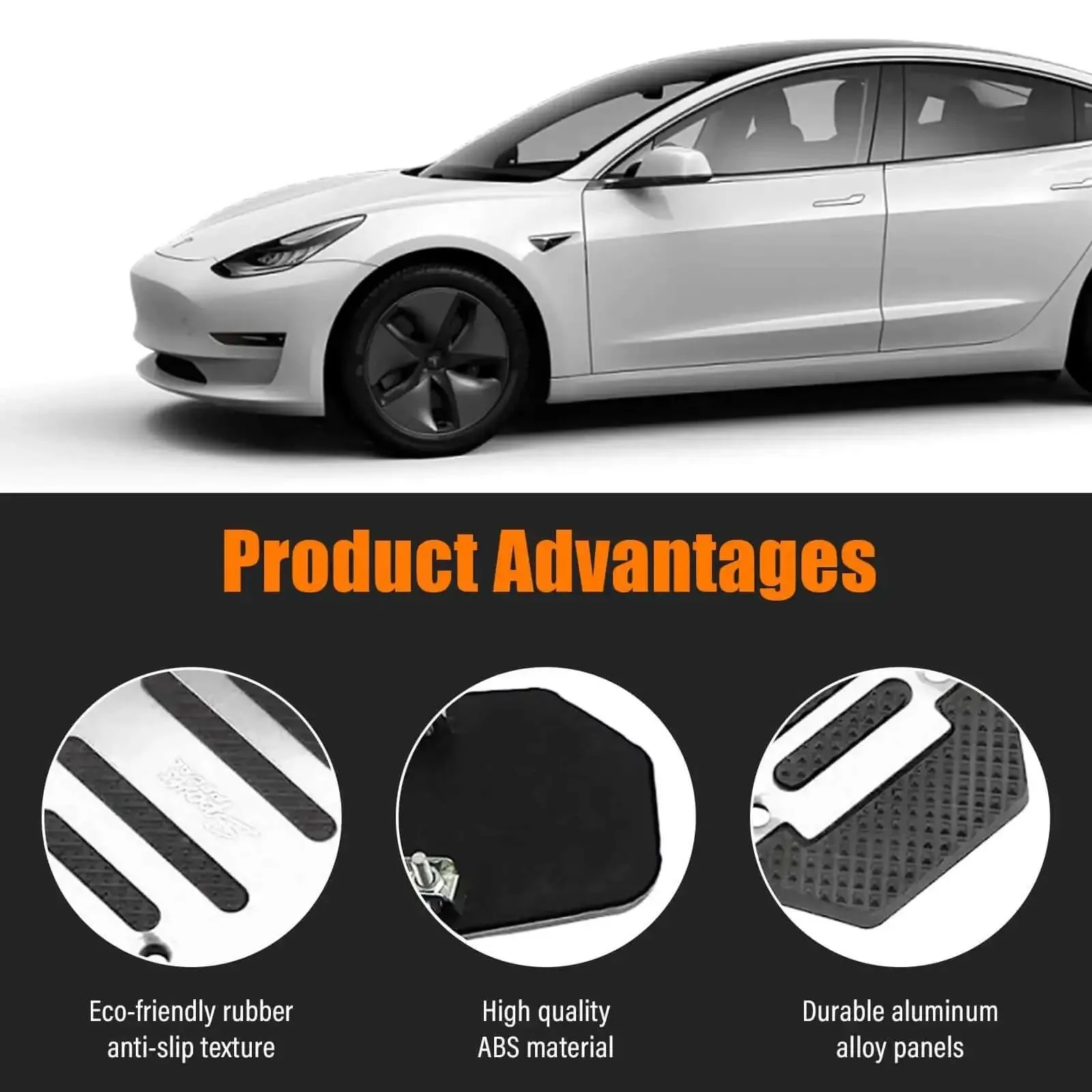 Two Pack Non Slip Car Pedal Pads For Automatic Transmission, Gas And Brake Pedal Covers With Aluminum Alloy Clutch Pedal Kit, Universal Replacement For Cars, SUVs, And ATVs, Silver Finish - Image 5