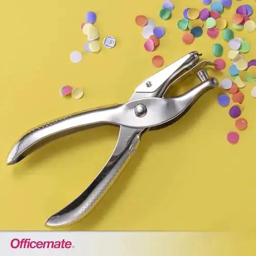 Two Pack One Hole Punch For Home Office, 5 Sheet Capacity Per Punch, 0.25 Inch Hole Size, Nickel Plated Silver Hand Tool, Compact And Easy To Use, Great For Stacks Of Paper - Image 5