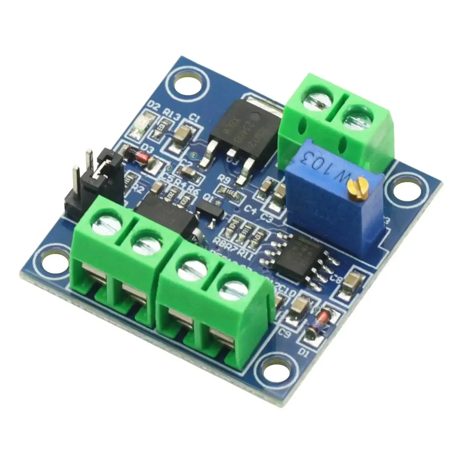 Two Pack PWM To 0 To 10V Voltage Converter Module For PLC And MCU Systems Converts 0 To 100 Percent PWM Into A Clean Analog Signal Digital To Analog Converter Adjustable Output 0 To 10V Range Dual Channel Power Module - Image 2